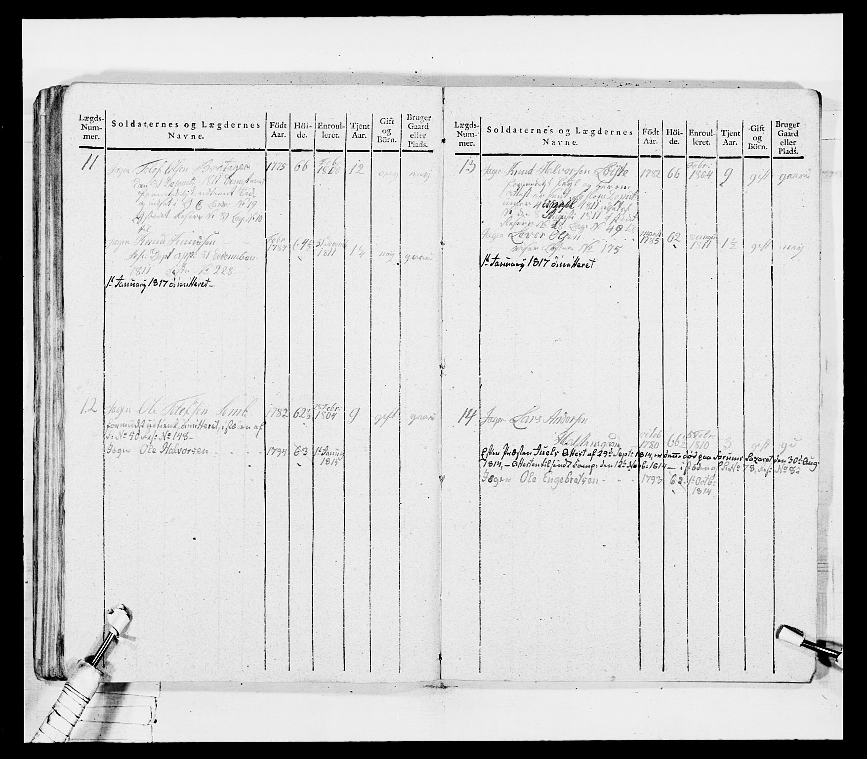 Generalitets- og kommissariatskollegiet, Det kongelige norske kommissariatskollegium, AV/RA-EA-5420/E/Eh/L0036a: Nordafjelske gevorbne infanteriregiment, 1813, p. 463