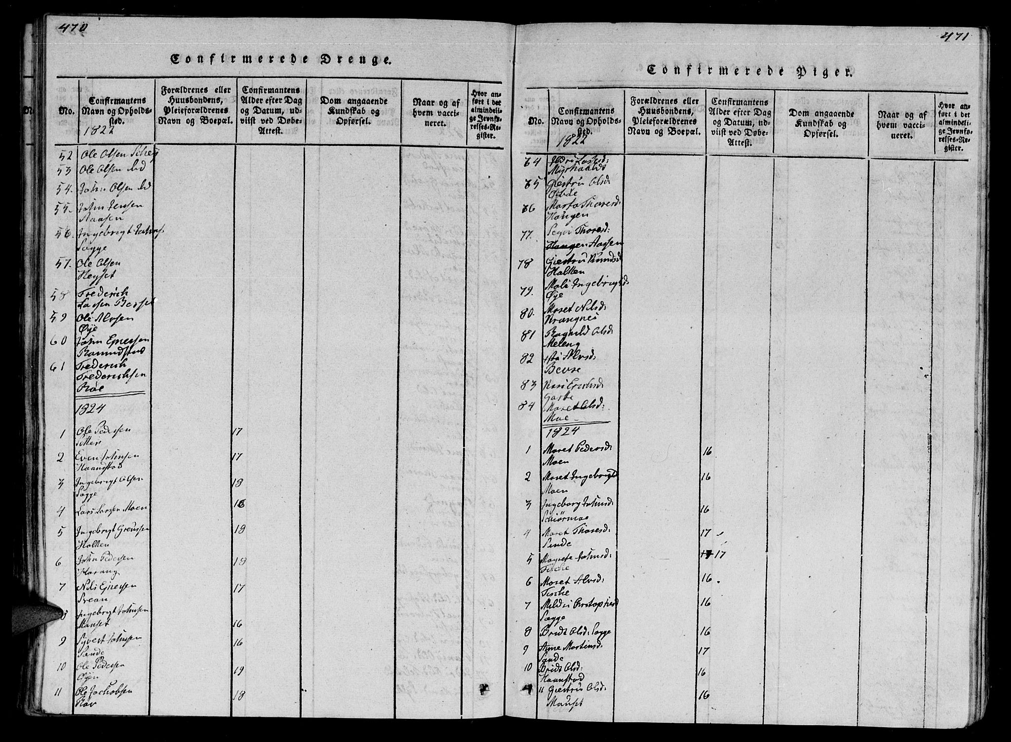 Ministerialprotokoller, klokkerbøker og fødselsregistre - Møre og Romsdal, SAT/A-1454/595/L1050: Parish register (copy) no. 595C02, 1819-1834, p. 470-471