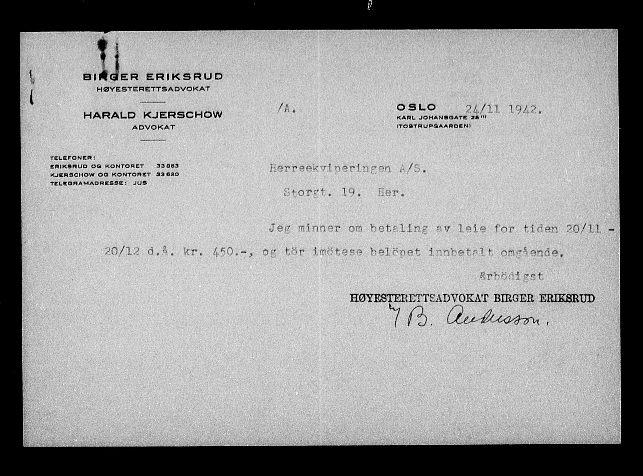 Justisdepartementet, Tilbakeføringskontoret for inndratte formuer, AV/RA-S-1564/H/Hc/Hcc/L0943: --, 1945-1947, p. 26