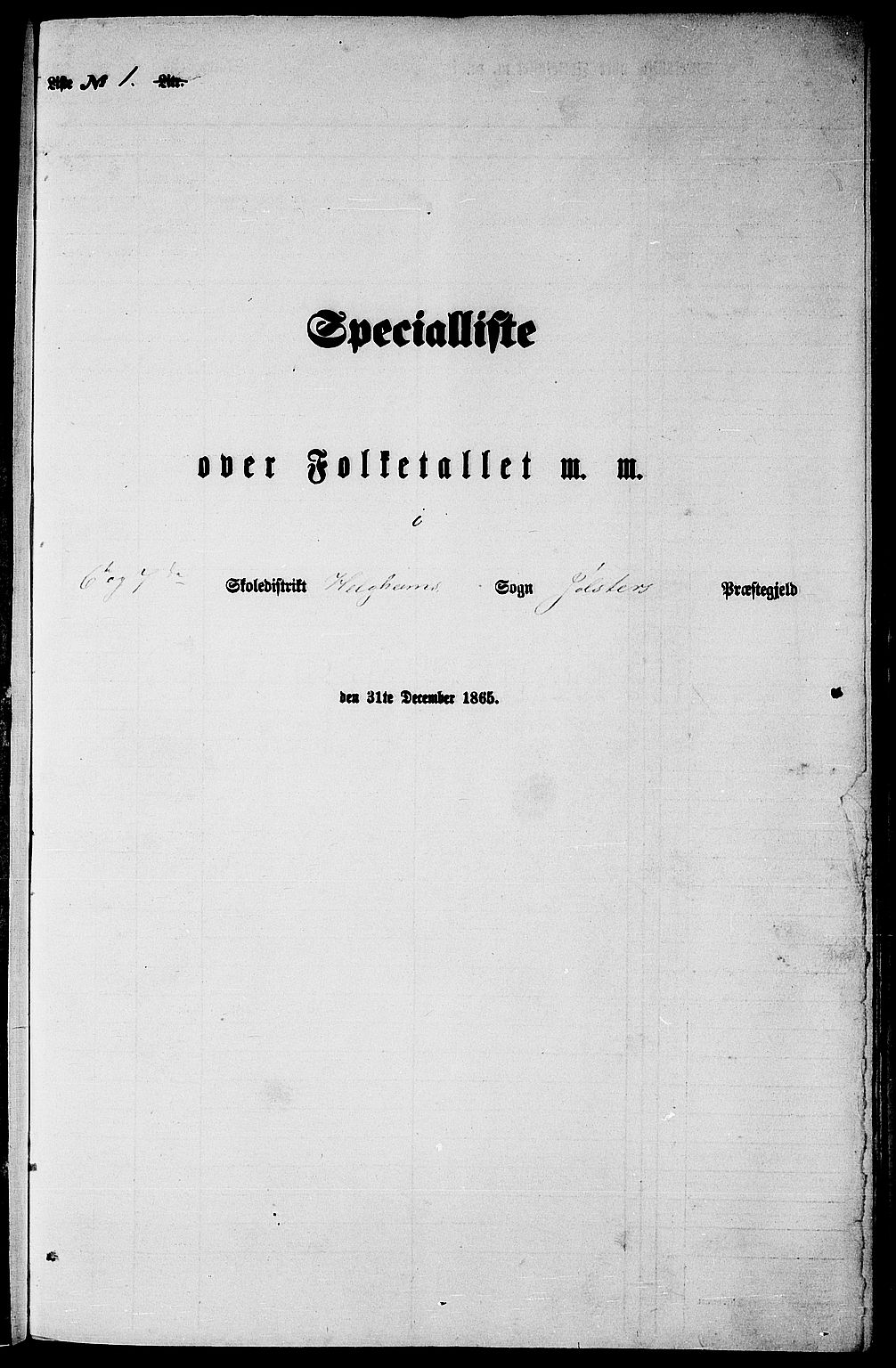 RA, 1865 census for Jølster, 1865, p. 10