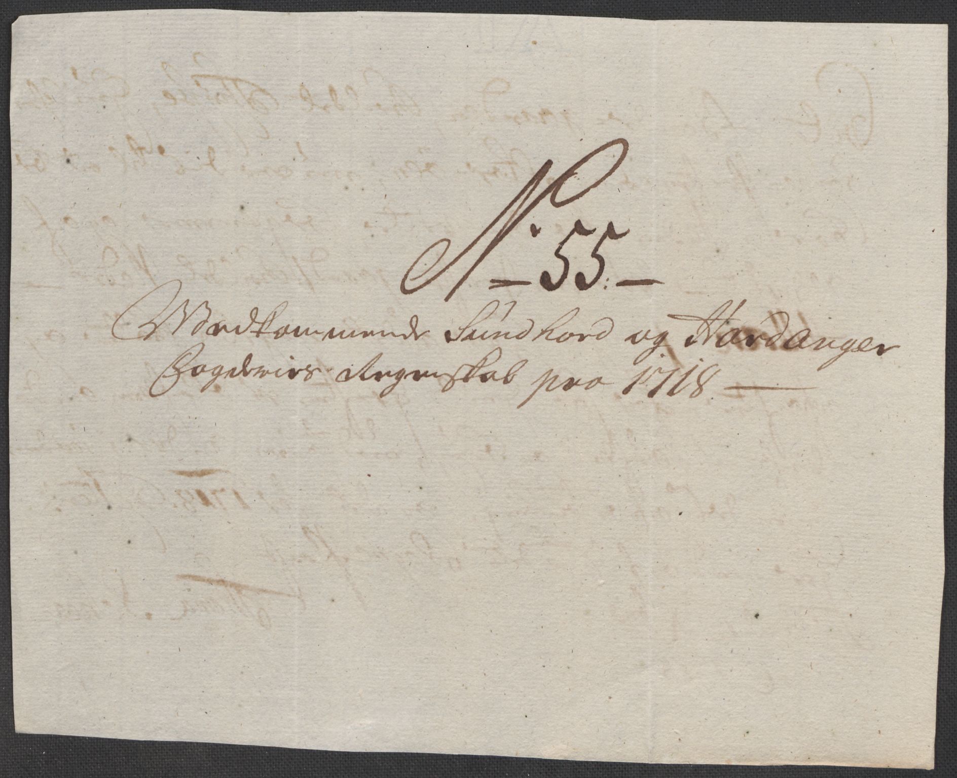 Rentekammeret inntil 1814, Reviderte regnskaper, Fogderegnskap, AV/RA-EA-4092/R48/L2996: Fogderegnskap Sunnhordland og Hardanger, 1718, p. 40