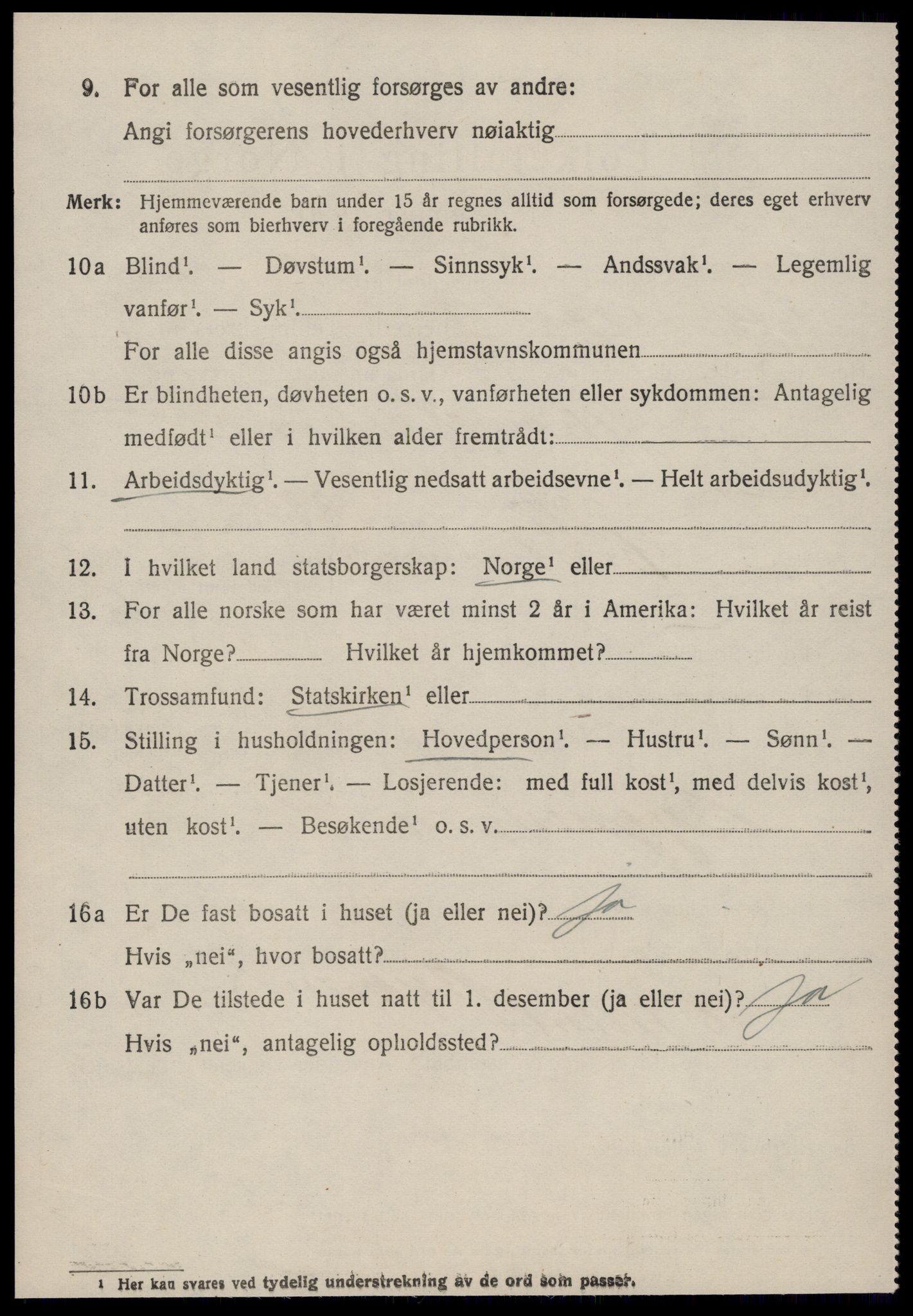 SAT, 1920 census for Surnadal, 1920, p. 6354