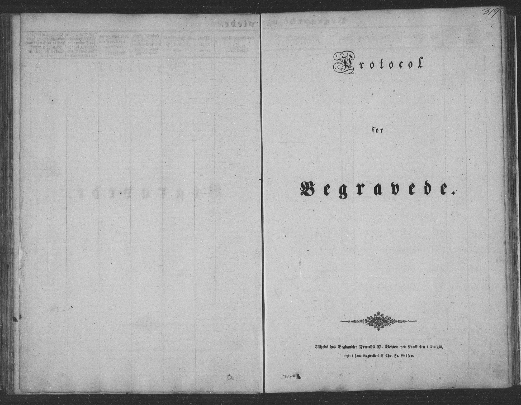 Haus sokneprestembete, SAB/A-75601/H/Haa: Parish register (official) no. A 16 II, 1848-1857, p. 319