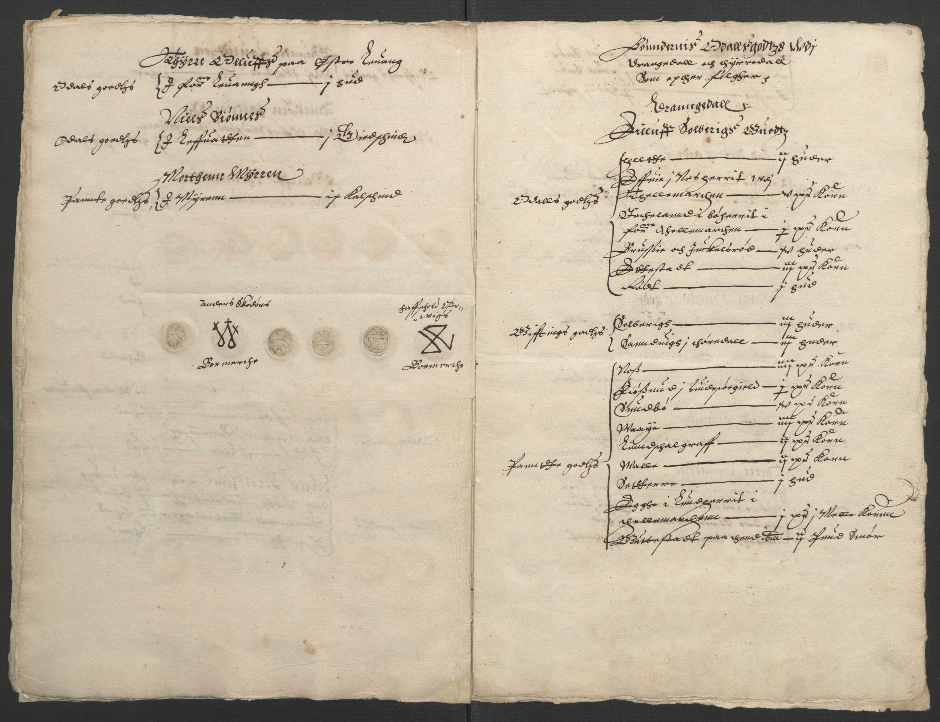 Stattholderembetet 1572-1771, AV/RA-EA-2870/Ek/L0009/0002: Jordebøker til utlikning av rosstjeneste 1624-1626: / Odelsjordebøker for Bratsberg len, 1624, p. 21