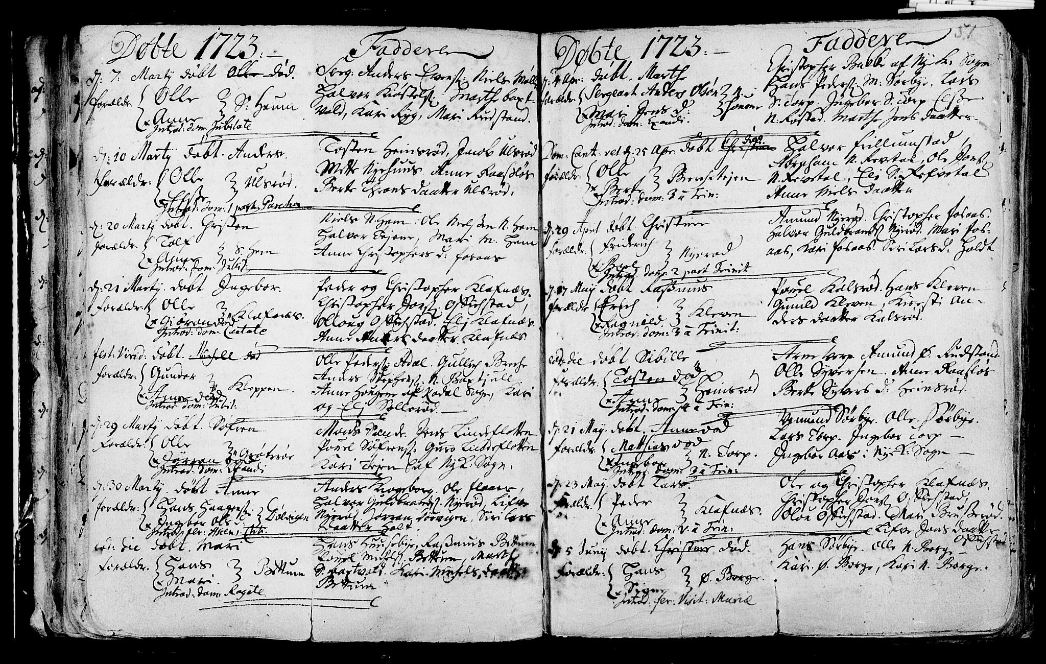 Våle kirkebøker, SAKO/A-334/F/Fa/L0002: Parish register (official) no. I 2, 1705-1732, p. 51