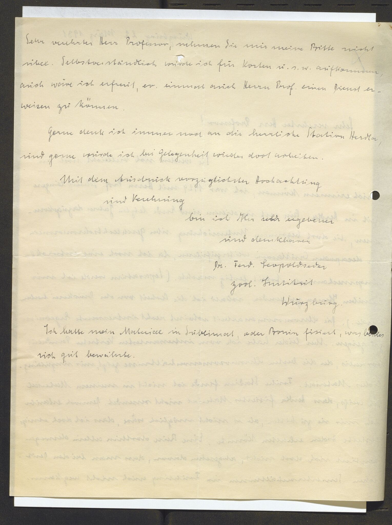 Bergens Museum, AV/SAB-A-17301/13/D/L0002: Korrespondanse , 1928-1940, p. 139