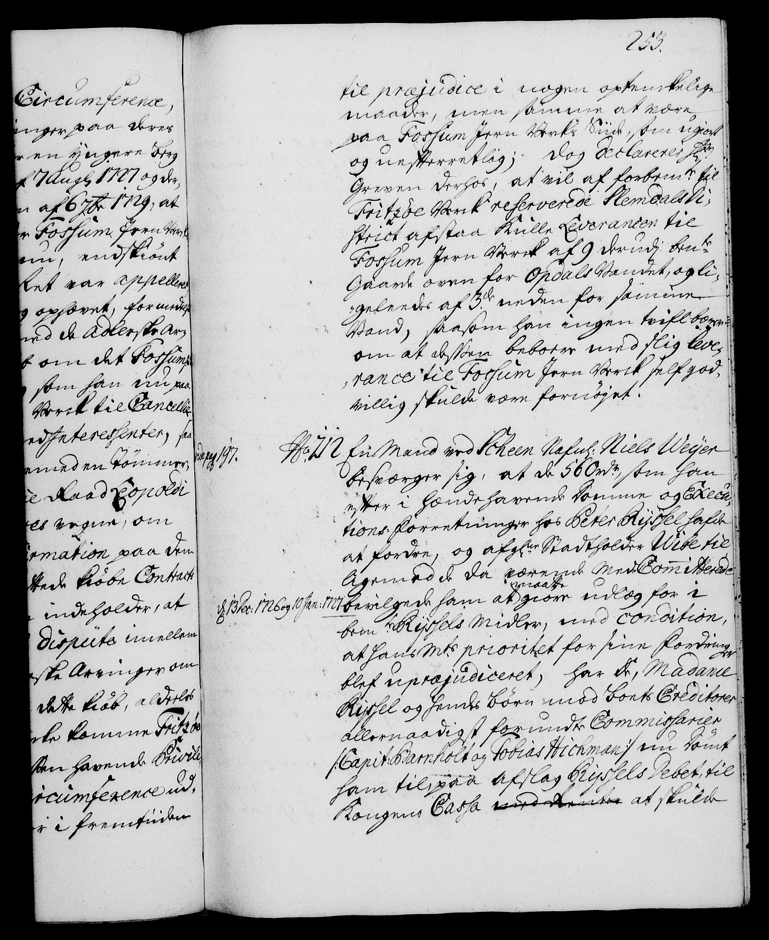 Rentekammeret, Kammerkanselliet, AV/RA-EA-3111/G/Gh/Gha/L0016: Norsk ekstraktmemorialprotokoll (merket RK 53.61), 1734-1735, p. 253