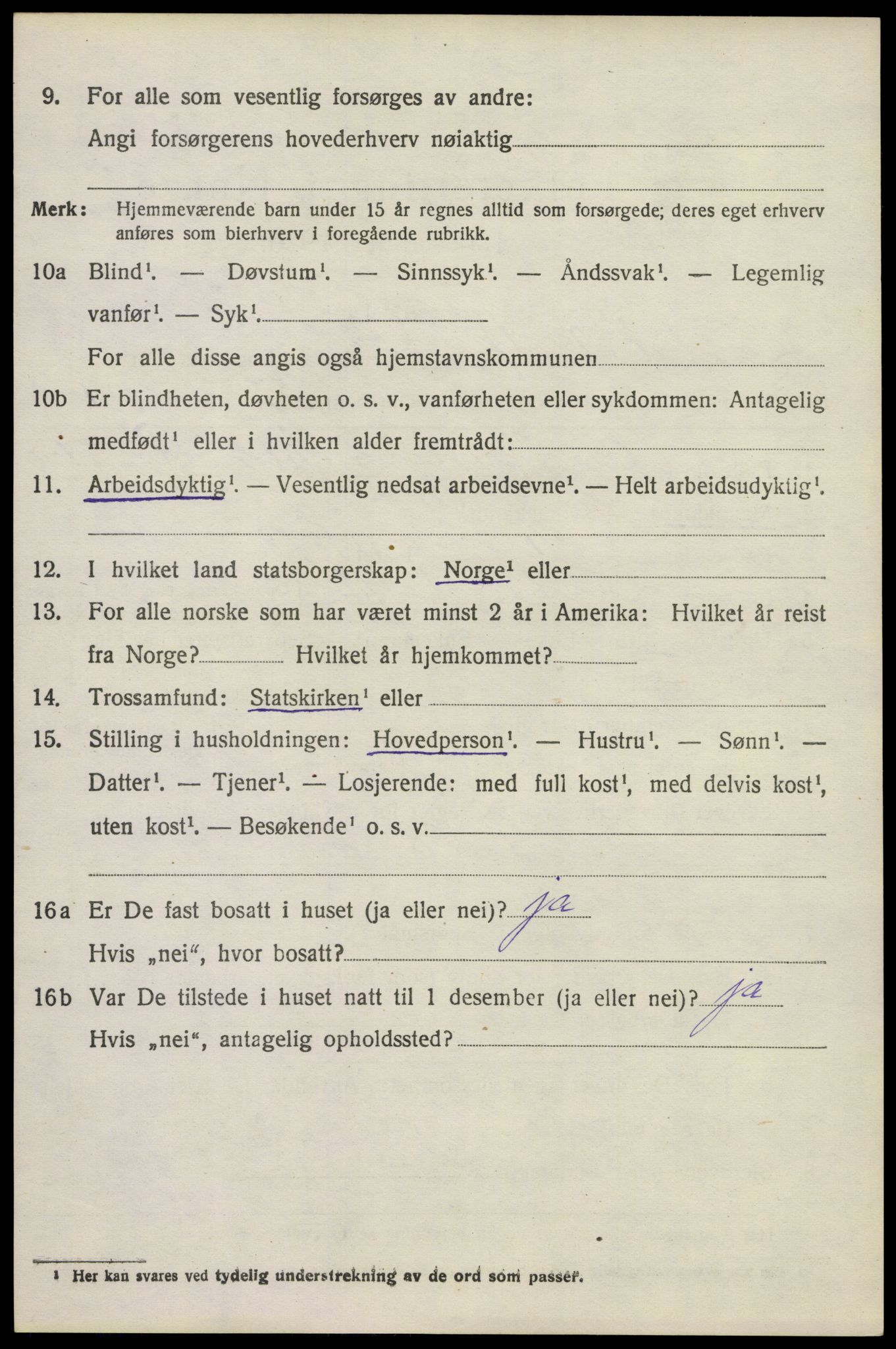 SAKO, 1920 census for Lardal, 1920, p. 2384