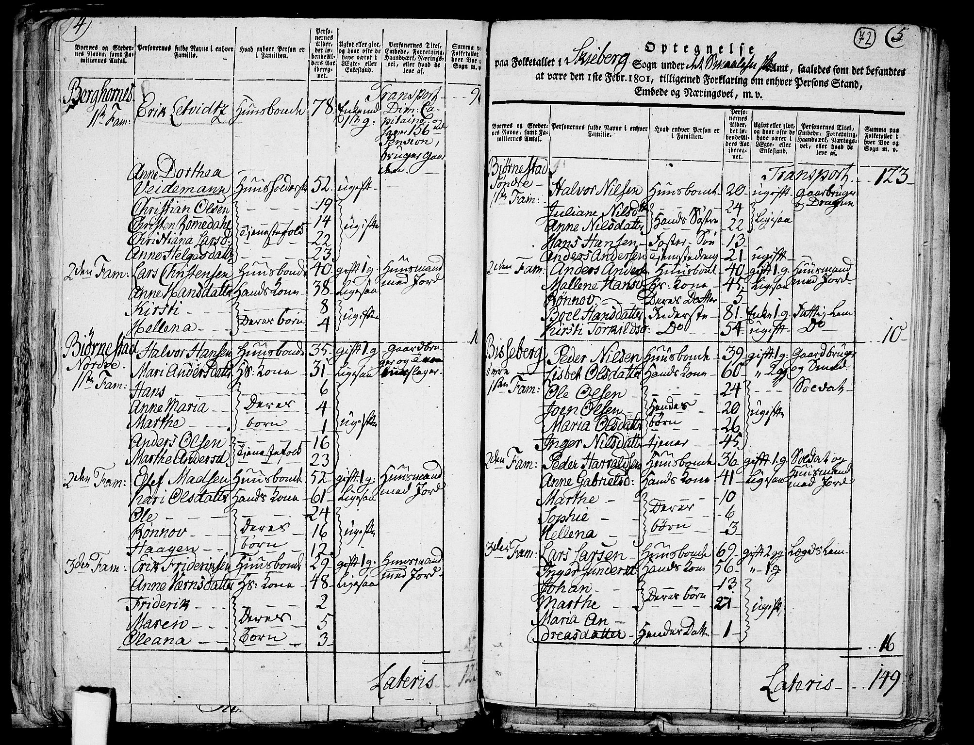 RA, 1801 census for 0115P Skjeberg, 1801, p. 71b-72a