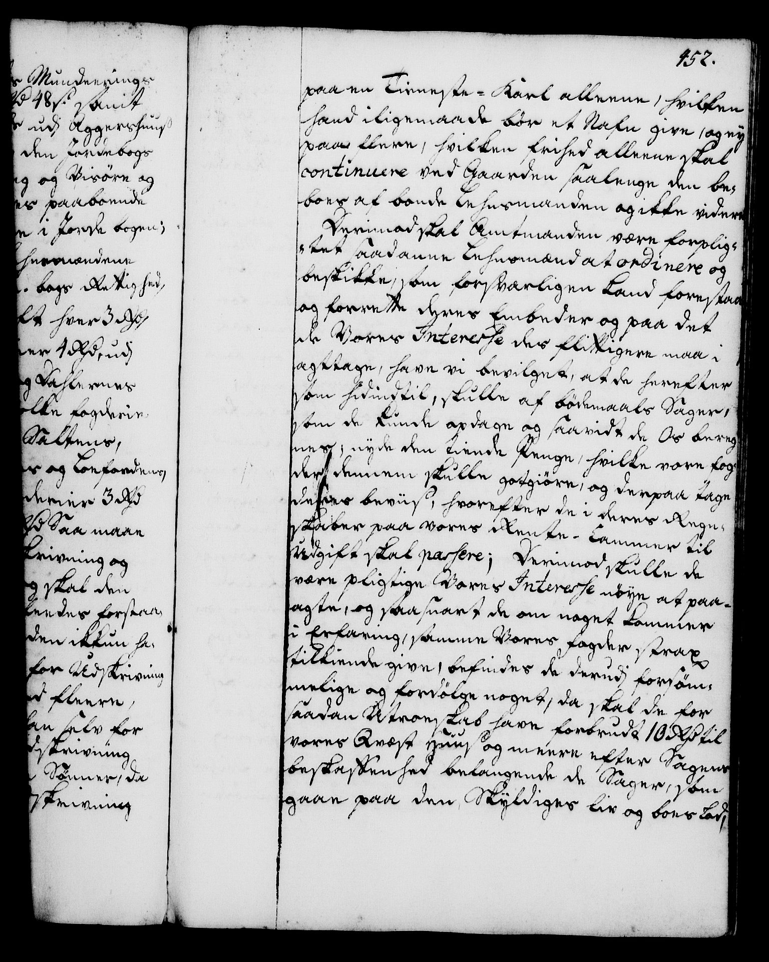 Rentekammeret, Kammerkanselliet, RA/EA-3111/G/Gg/Gga/L0005: Norsk ekspedisjonsprotokoll med register (merket RK 53.5), 1741-1749, p. 452