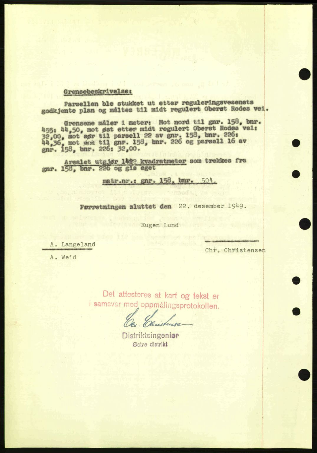 Oslo byskriverembete, AV/SAO-A-10227/G/Gb/Gbd/Gbda/L0017: Mortgage book no. A215, 1949-1950, Diary no: : 1139/1950