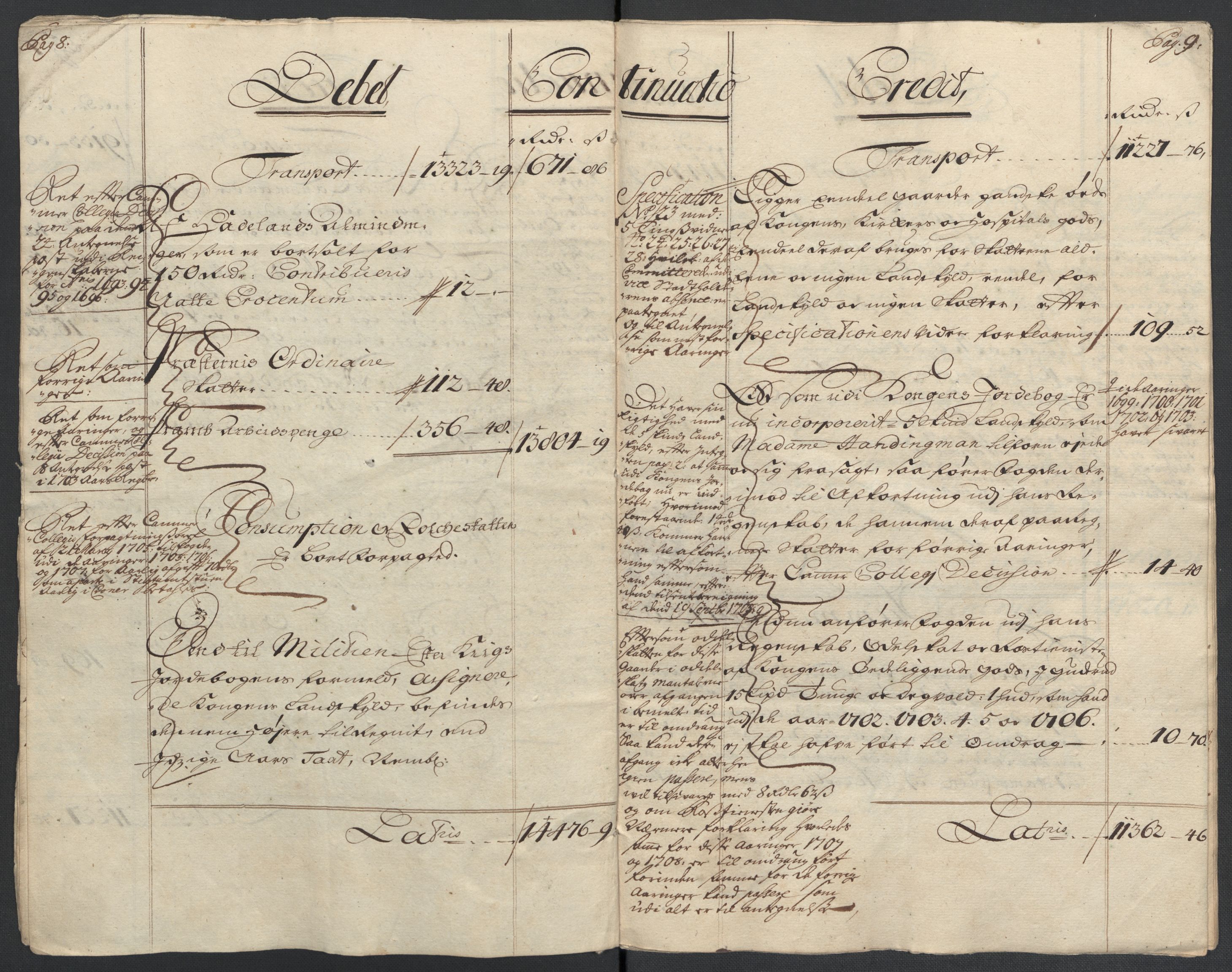 Rentekammeret inntil 1814, Reviderte regnskaper, Fogderegnskap, RA/EA-4092/R18/L1305: Fogderegnskap Hadeland, Toten og Valdres, 1707-1708, p. 7