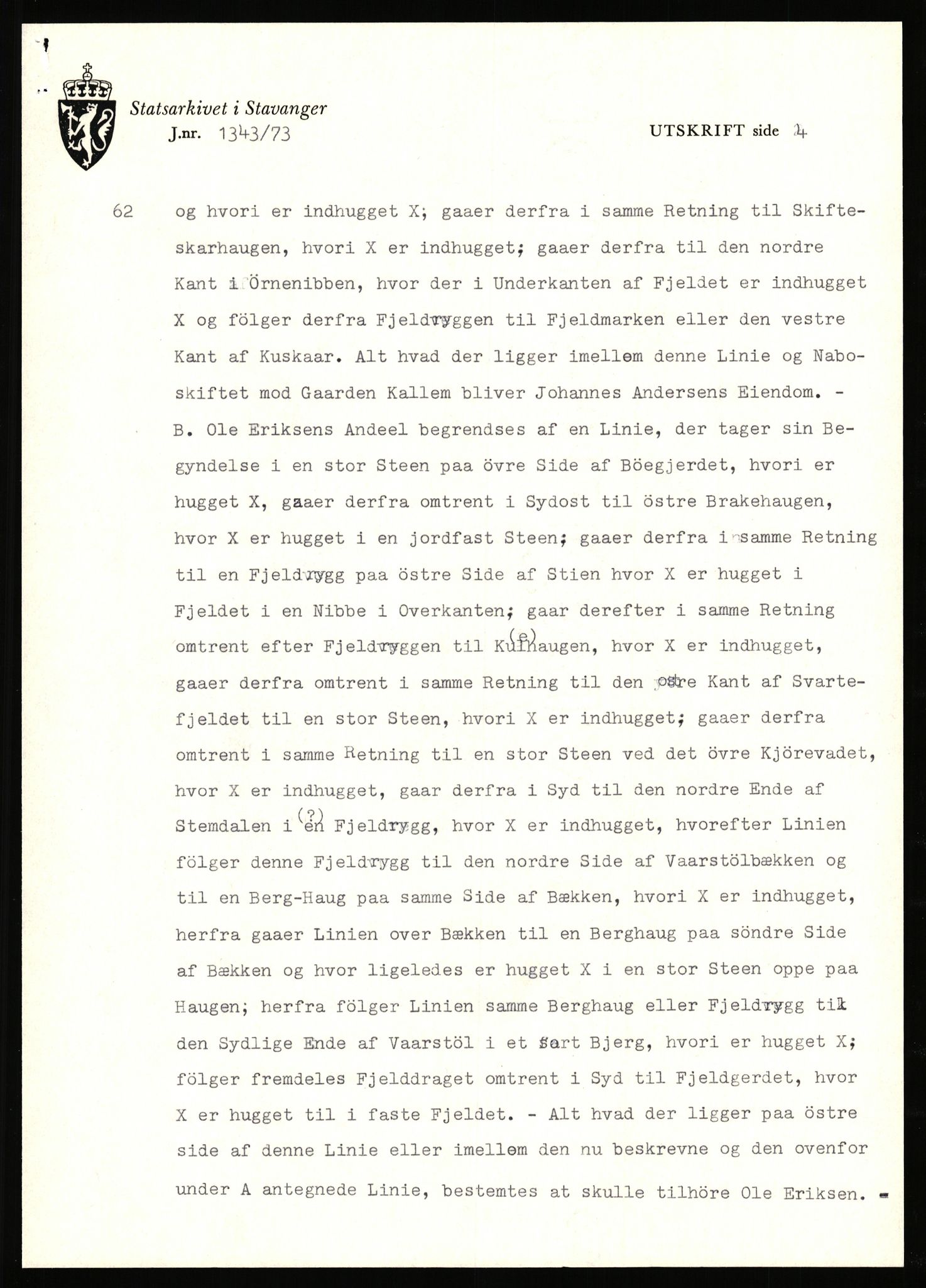 Statsarkivet i Stavanger, AV/SAST-A-101971/03/Y/Yj/L0084: Avskrifter sortert etter gårdsnavn: Søiland - Sørhaug, 1750-1930, p. 475