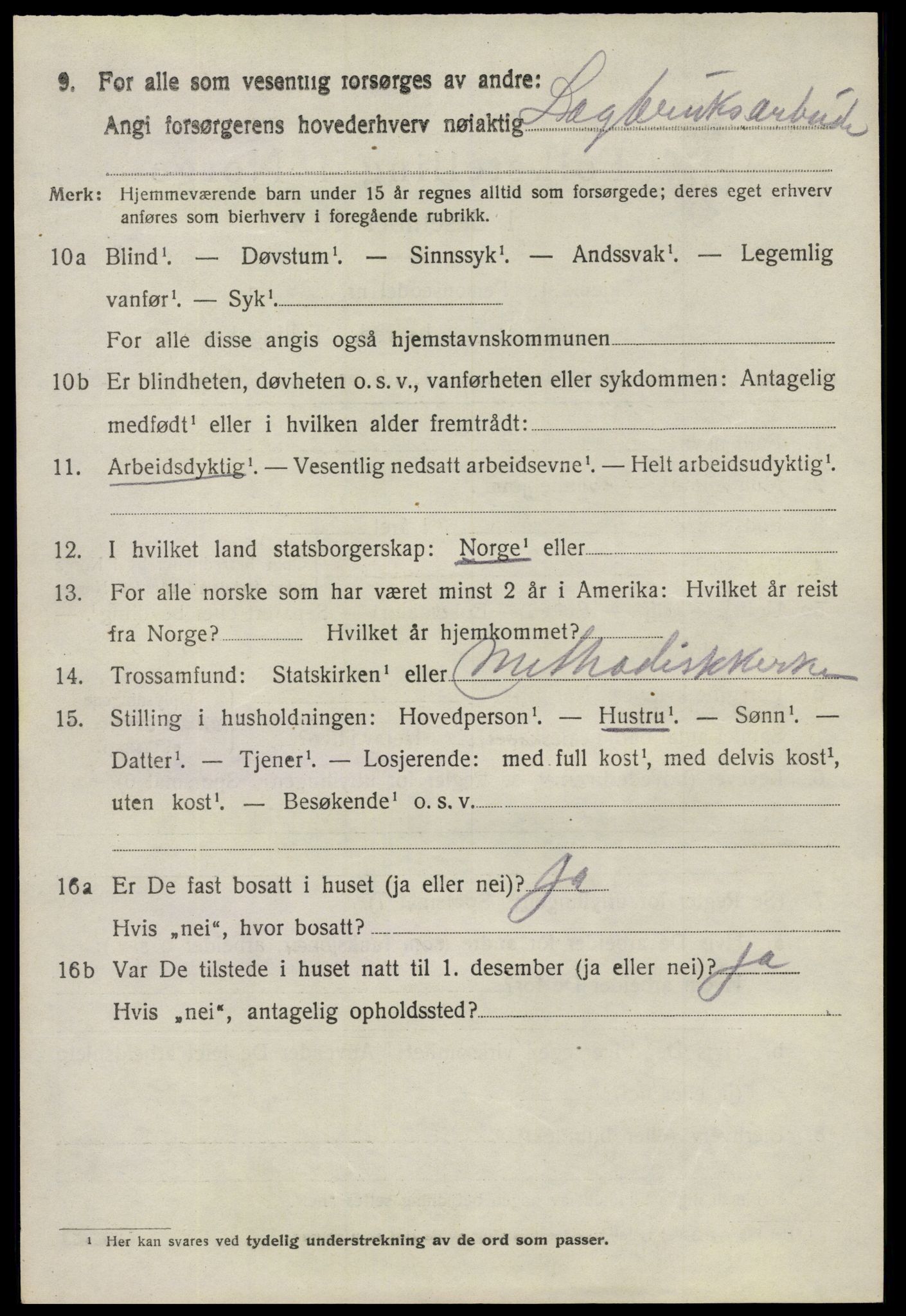 SAO, 1920 census for Glemmen, 1920, p. 8584