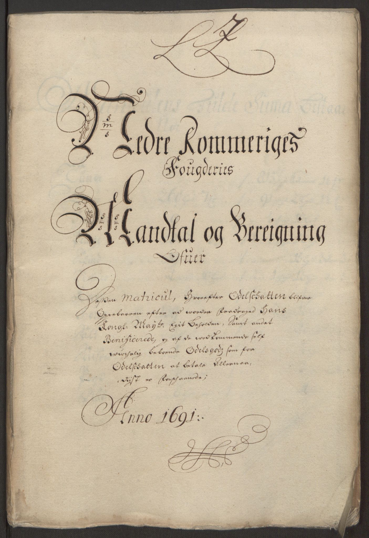 Rentekammeret inntil 1814, Reviderte regnskaper, Fogderegnskap, RA/EA-4092/R11/L0575: Fogderegnskap Nedre Romerike, 1691, p. 75
