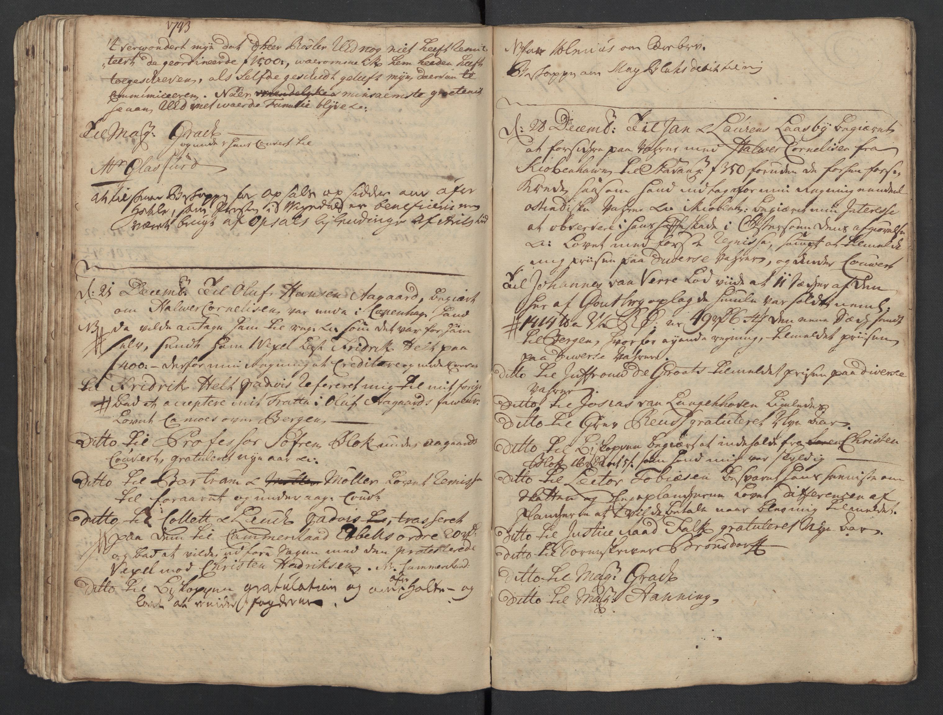 Pa 0119 - Smith, Lauritz Andersen og Lauritz Lauritzen, SAST/A-100231/O/L0001: Kopibøker m.m., 1740-1745, p. 104