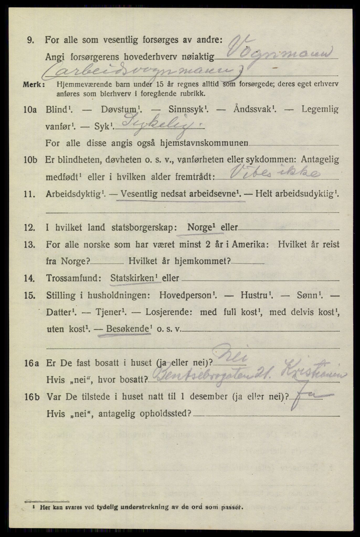 SAO, 1920 census for Aurskog, 1920, p. 6119