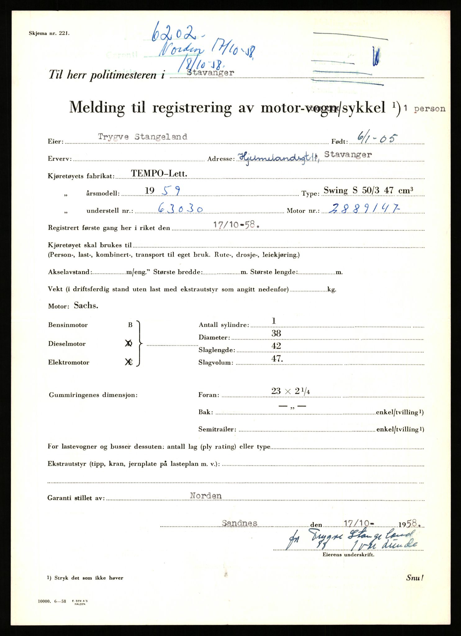 Stavanger trafikkstasjon, AV/SAST-A-101942/0/F/L0016: L-5950 - L-6499, 1930-1971, p. 973