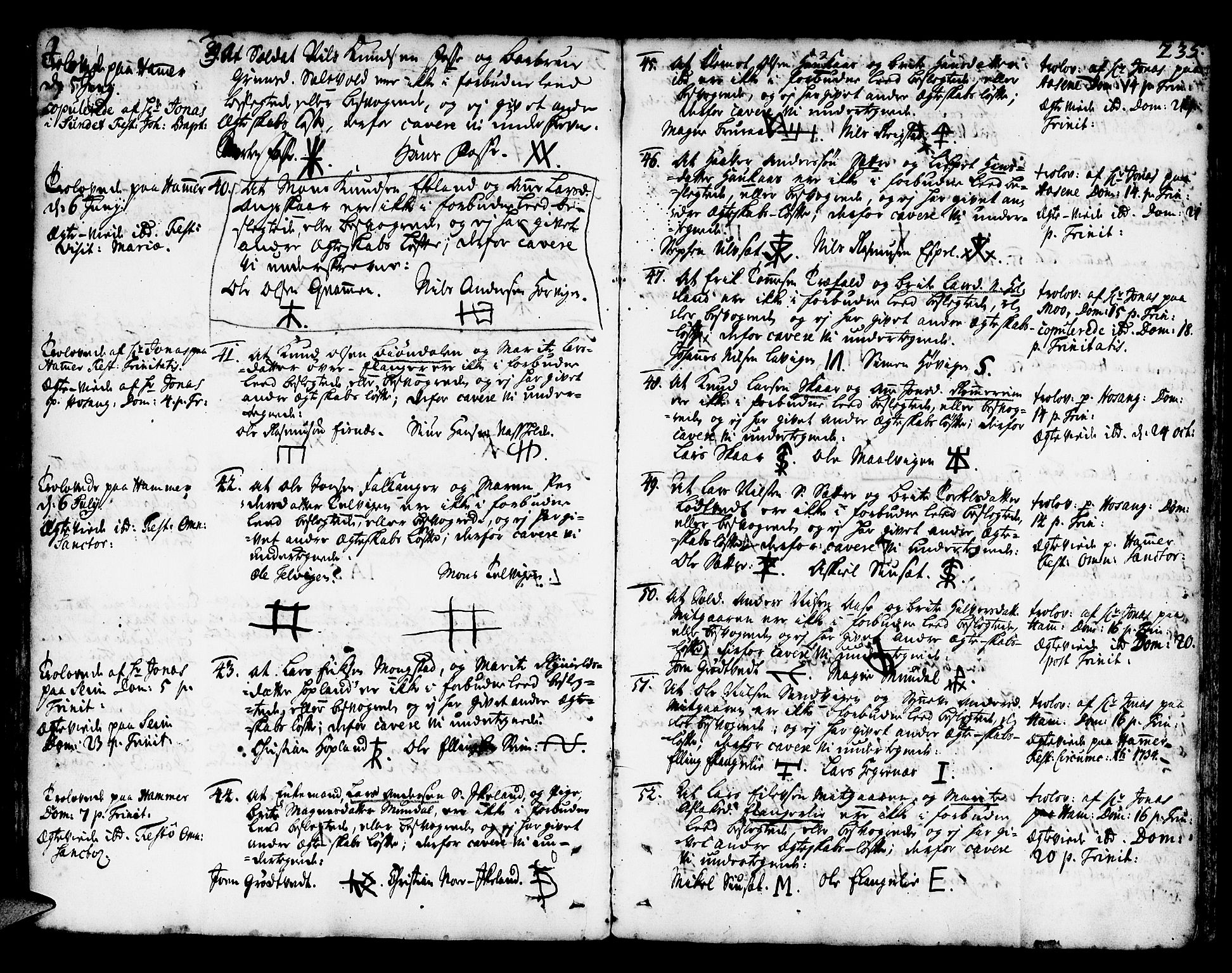 Hamre sokneprestembete, AV/SAB-A-75501/H/Ha/Haa/Haaa/L0005: Parish register (official) no. A 5, 1732-1750, p. 235