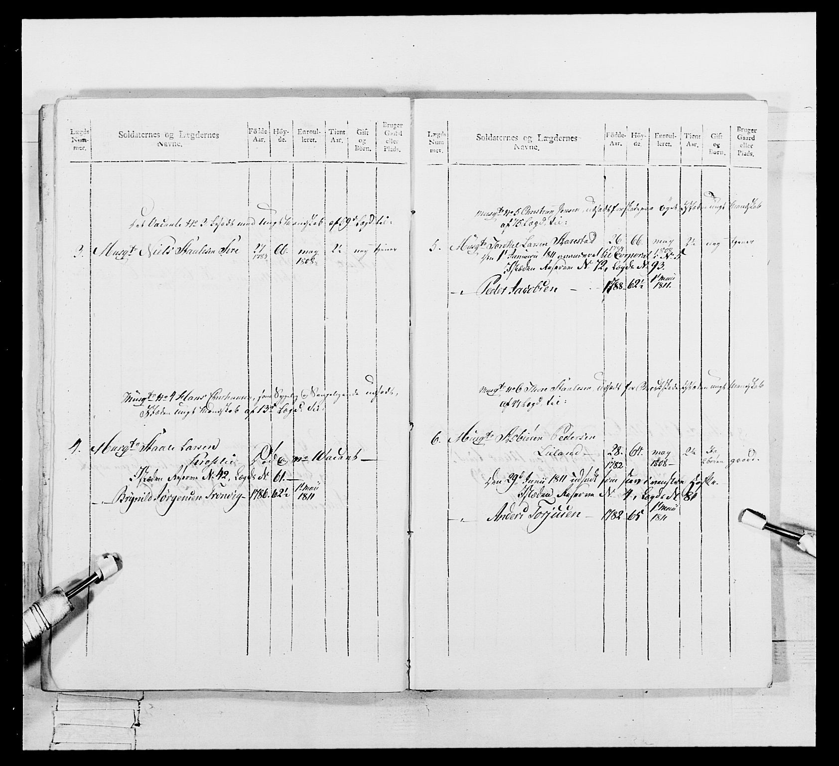 Generalitets- og kommissariatskollegiet, Det kongelige norske kommissariatskollegium, AV/RA-EA-5420/E/Eh/L0111: Vesterlenske nasjonale infanteriregiment, 1810, p. 446