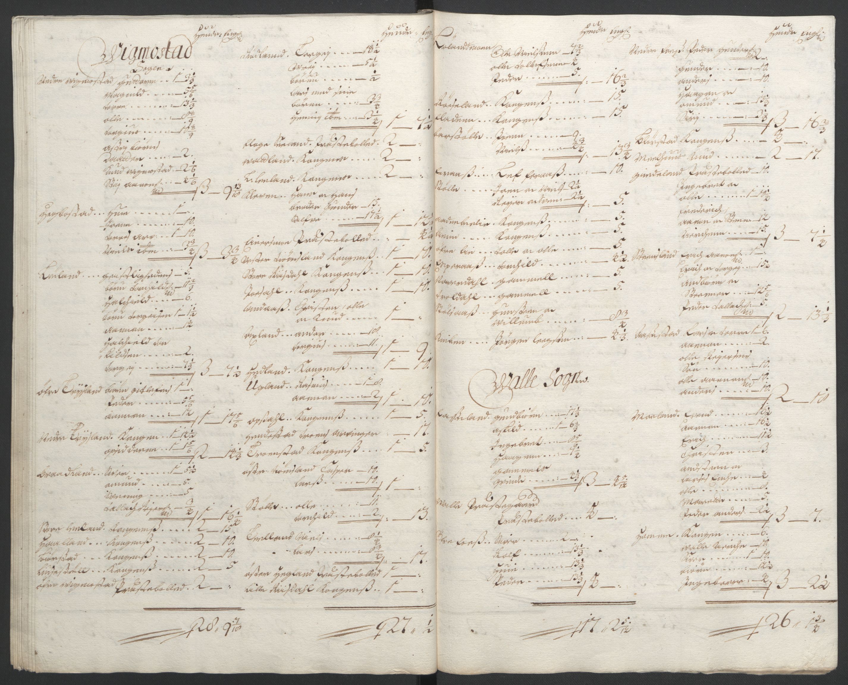 Rentekammeret inntil 1814, Reviderte regnskaper, Fogderegnskap, AV/RA-EA-4092/R43/L2545: Fogderegnskap Lista og Mandal, 1694-1695, p. 289