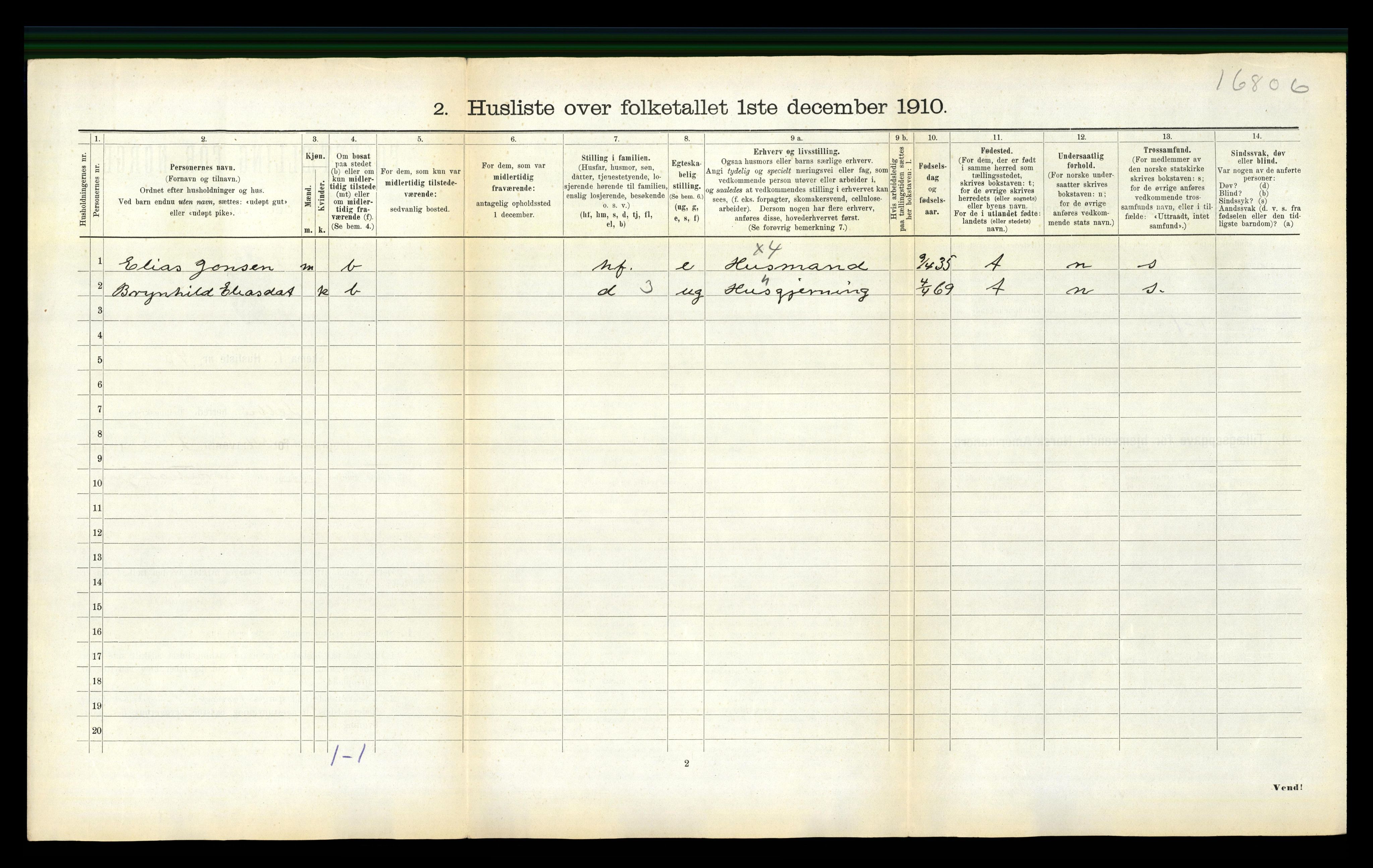 RA, 1910 census for Selbu, 1910, p. 521