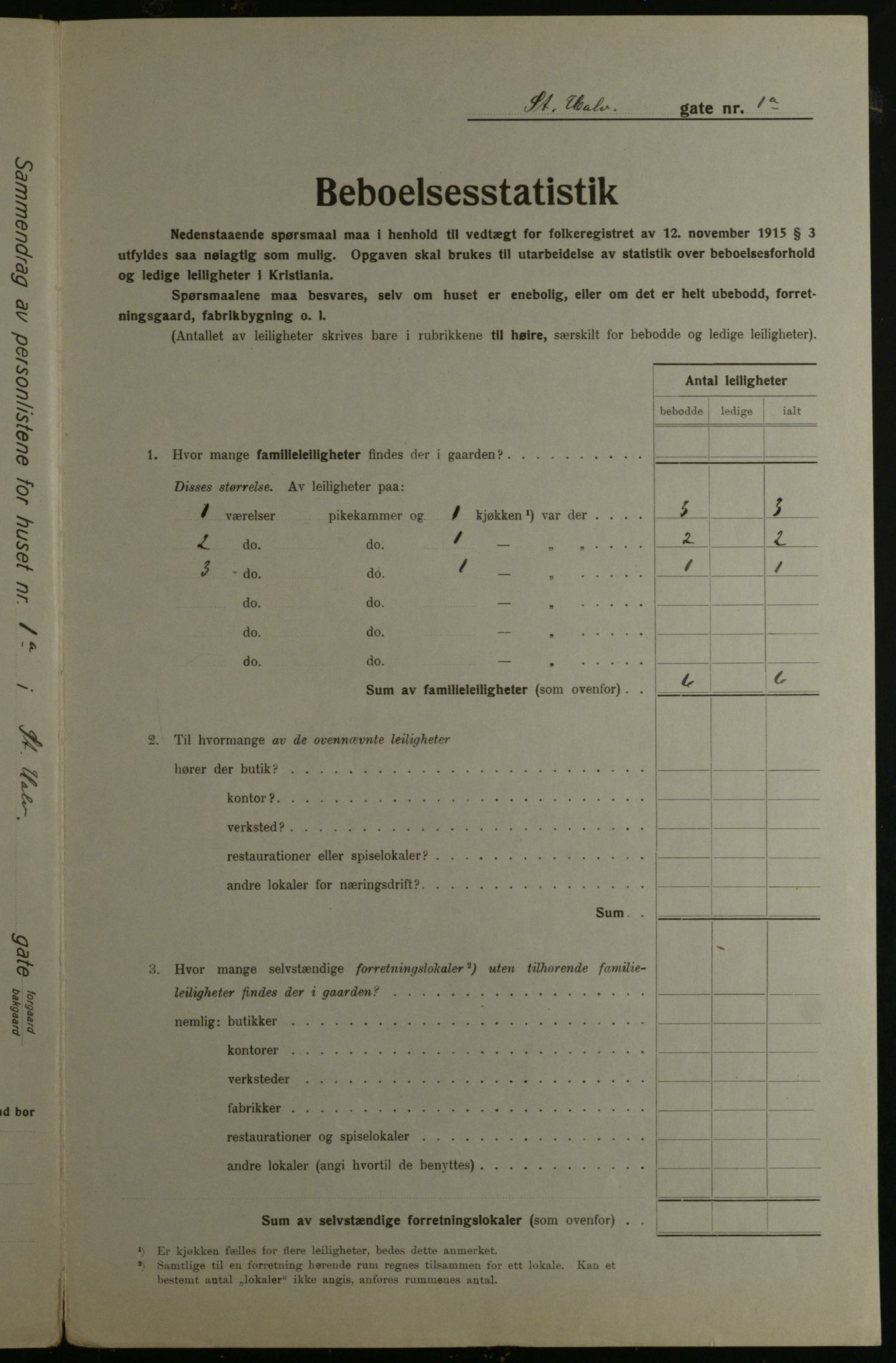 OBA, Municipal Census 1923 for Kristiania, 1923, p. 96659