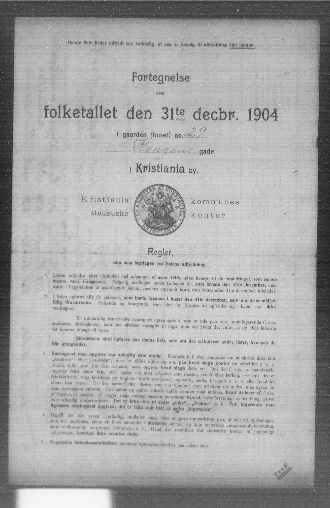 OBA, Municipal Census 1904 for Kristiania, 1904, p. 10120