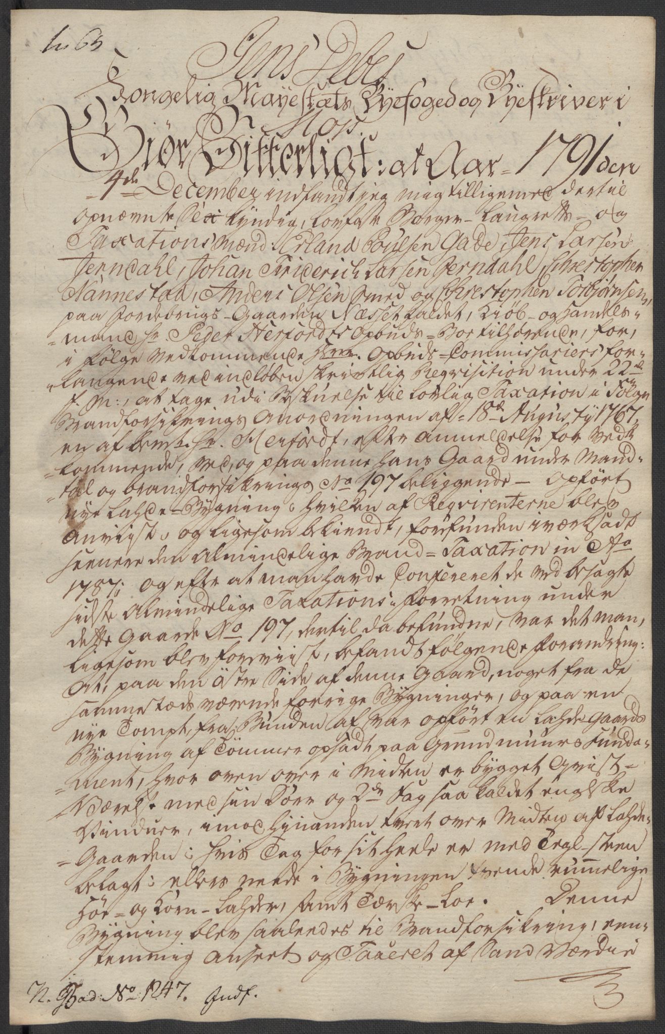 Kommersekollegiet, Brannforsikringskontoret 1767-1814, AV/RA-EA-5458/F/Fa/L0040/0006: Moss / Dokumenter, 1767-1807, p. 54