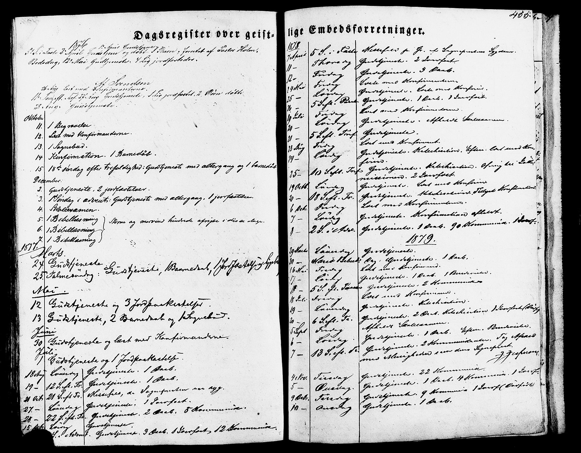 Torvastad sokneprestkontor, SAST/A -101857/H/Ha/Haa/L0007: Parish register (official) no. A 7, 1838-1882, p. 455