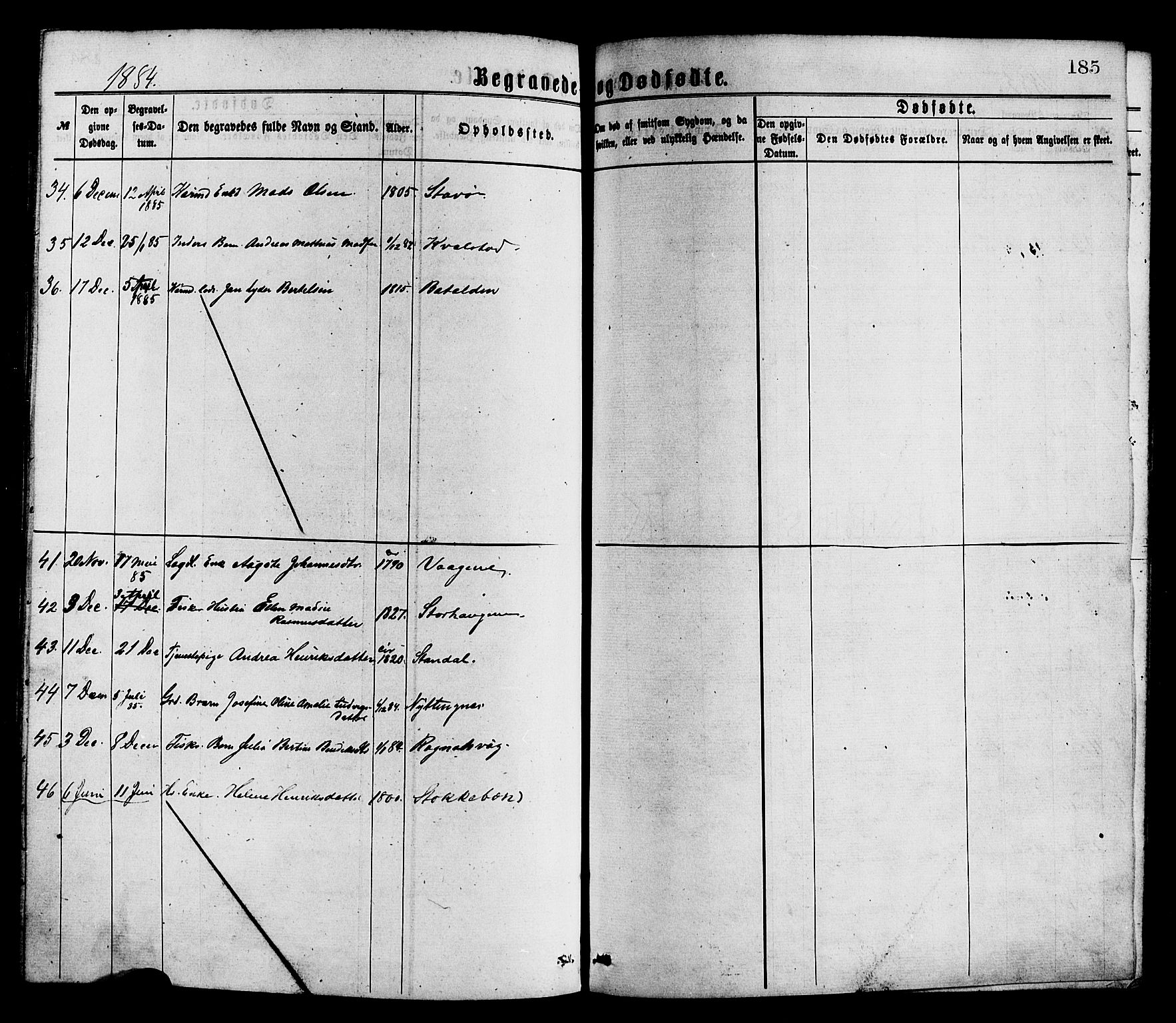 Kinn sokneprestembete, AV/SAB-A-80801/H/Haa/Haaa/L0013: Parish register (official) no. A 13, 1870-1885, p. 185