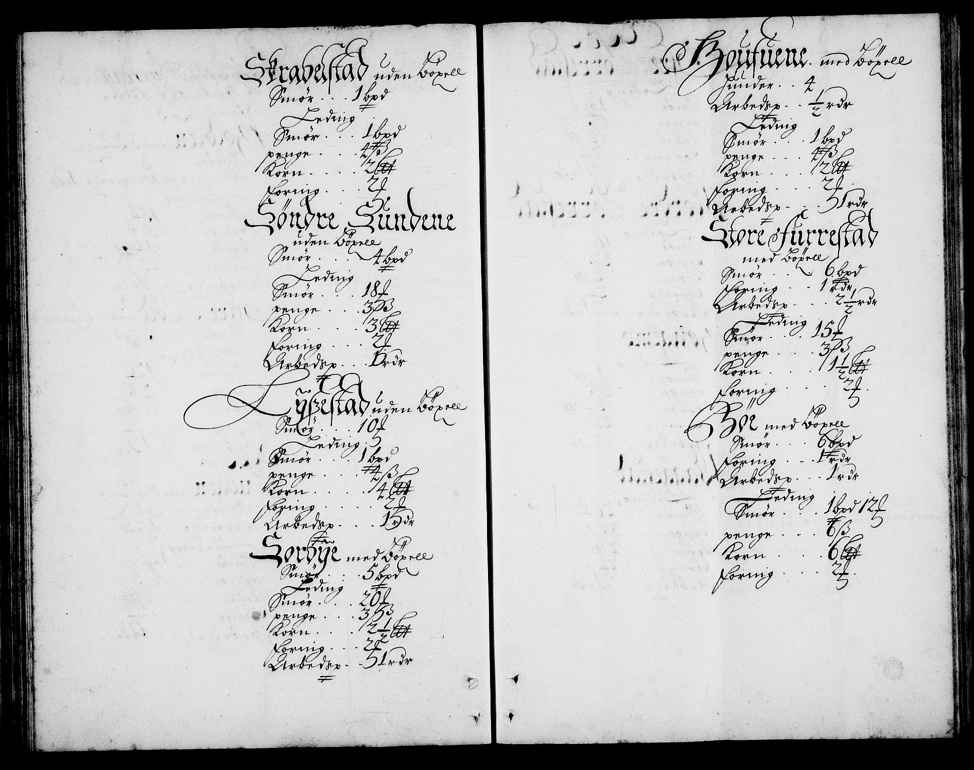 Rentekammeret inntil 1814, Realistisk ordnet avdeling, AV/RA-EA-4070/N/Na/L0003/0007: [XI h]: Tønsbergs amt og Larvik grevskaps jordebøker: / Larvik grevskaps jordebok, 1692