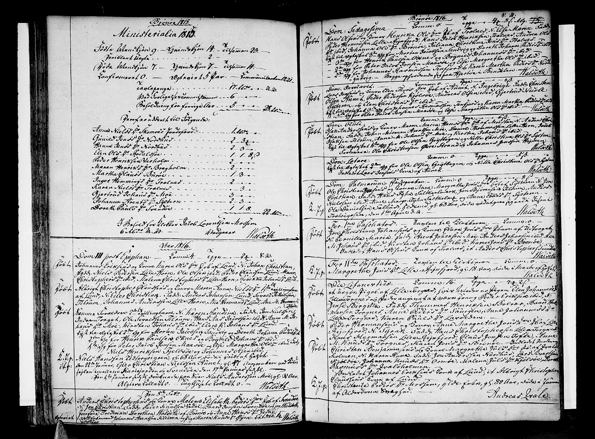 Ministerialprotokoller, klokkerbøker og fødselsregistre - Nordland, SAT/A-1459/813/L0196: Parish register (official) no. 813A06, 1804-1819, p. 75