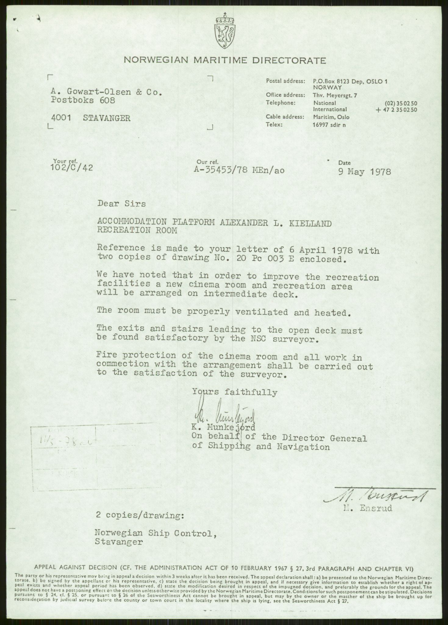 Justisdepartementet, Granskningskommisjonen ved Alexander Kielland-ulykken 27.3.1980, AV/RA-S-1165/D/L0006: A Alexander L. Kielland (Doku.liste + A3-A6, A11-A13, A18-A20-A21, A23, A31 av 31)/Dykkerjournaler, 1980-1981, p. 45