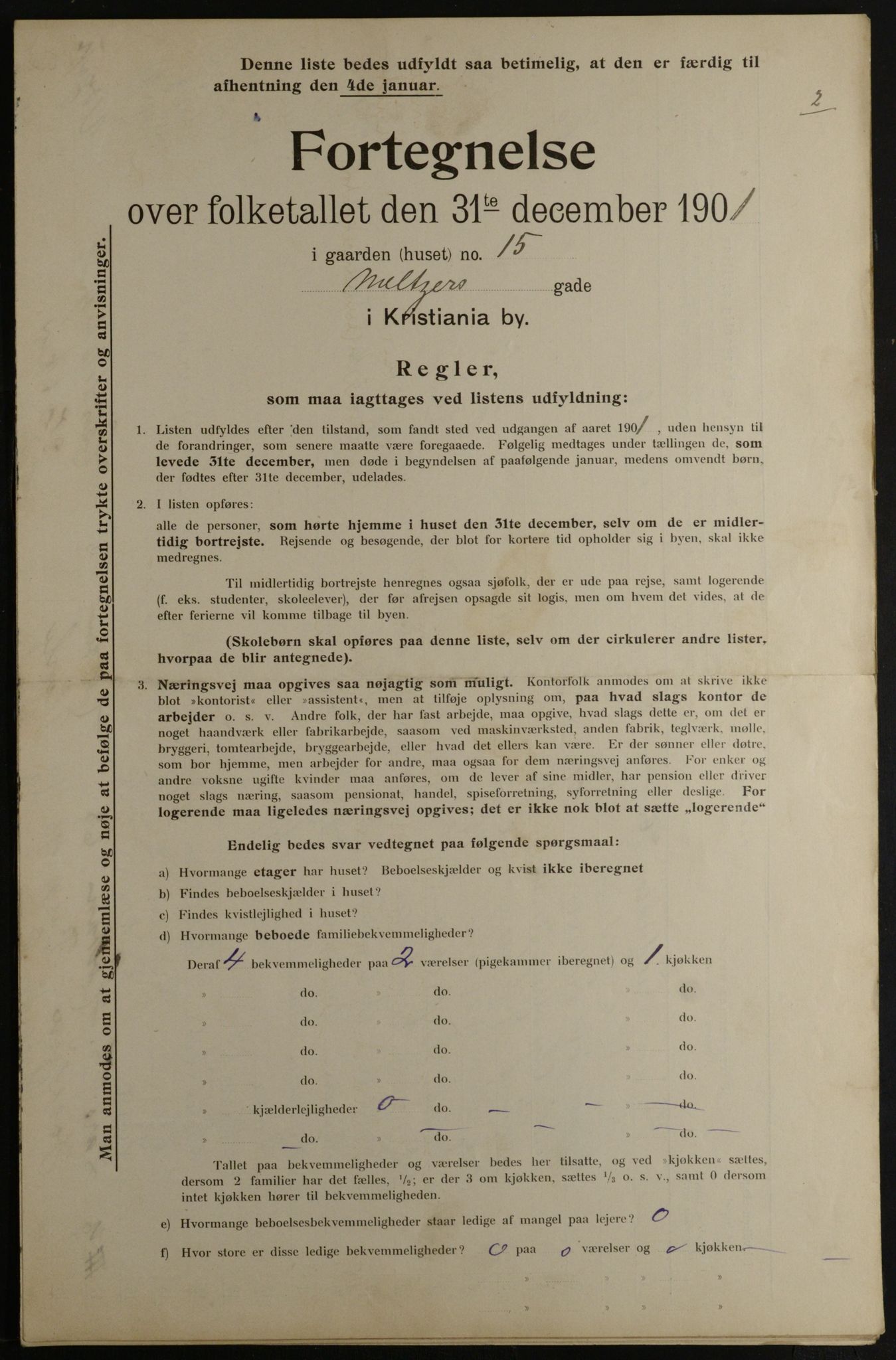 OBA, Municipal Census 1901 for Kristiania, 1901, p. 10044