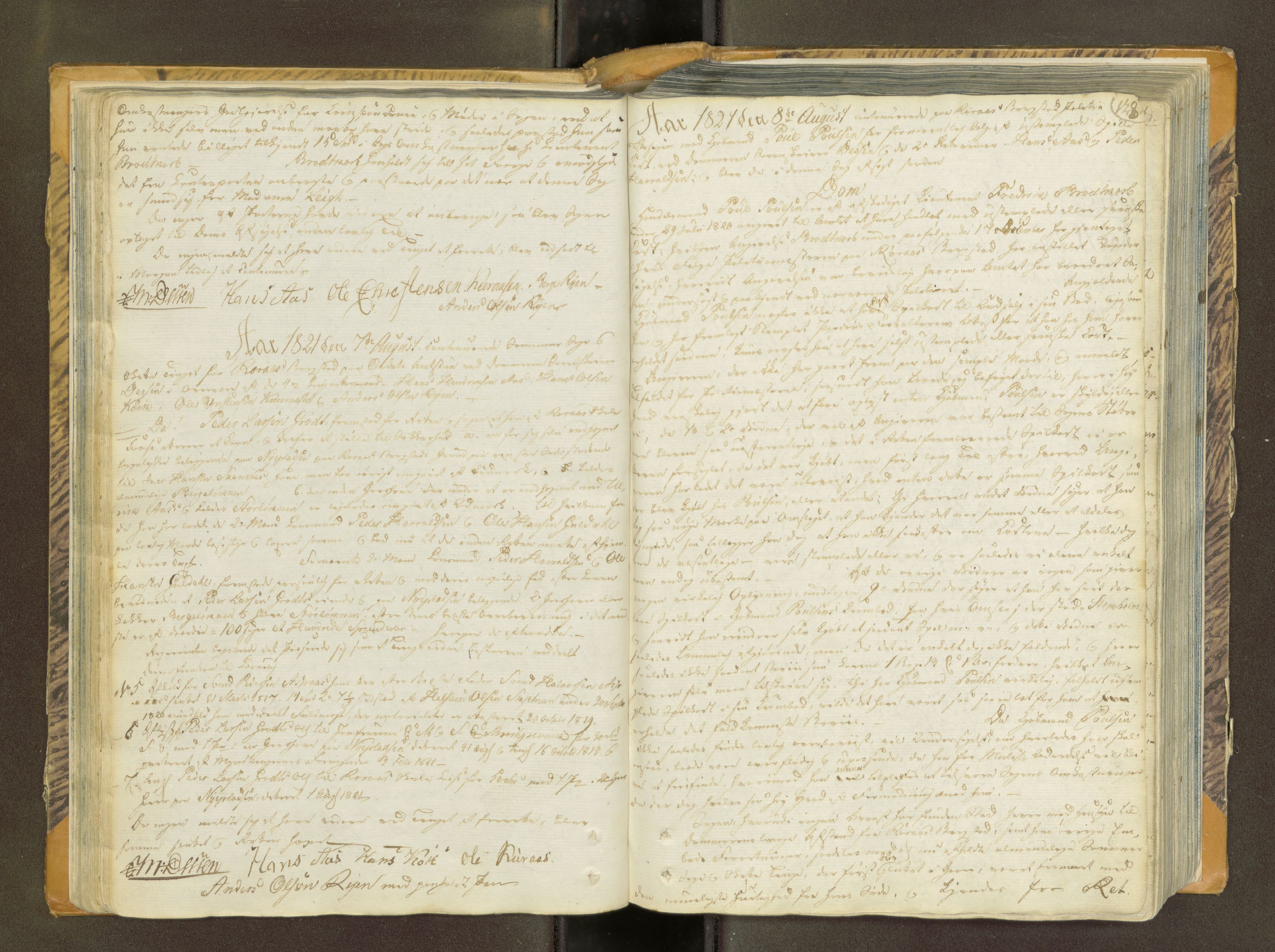 Gauldal sorenskriveri, AV/SAT-A-0014/1/1/1B/L0001: Ekstrarettsprotokoller, 1814-1852, p. 127b-128a