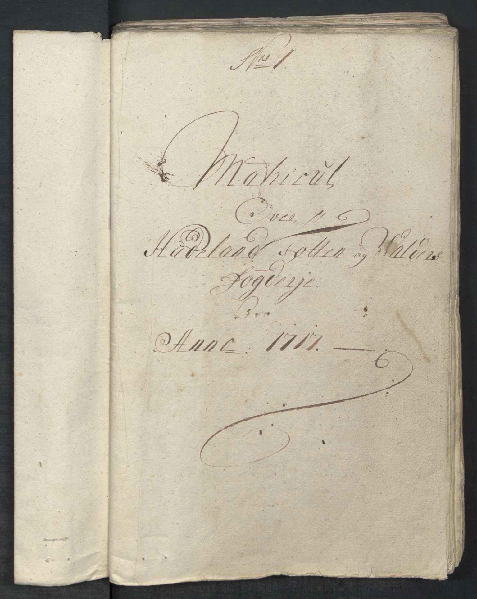 Rentekammeret inntil 1814, Reviderte regnskaper, Fogderegnskap, RA/EA-4092/R18/L1317: Fogderegnskap Hadeland, Toten og Valdres, 1717, p. 12