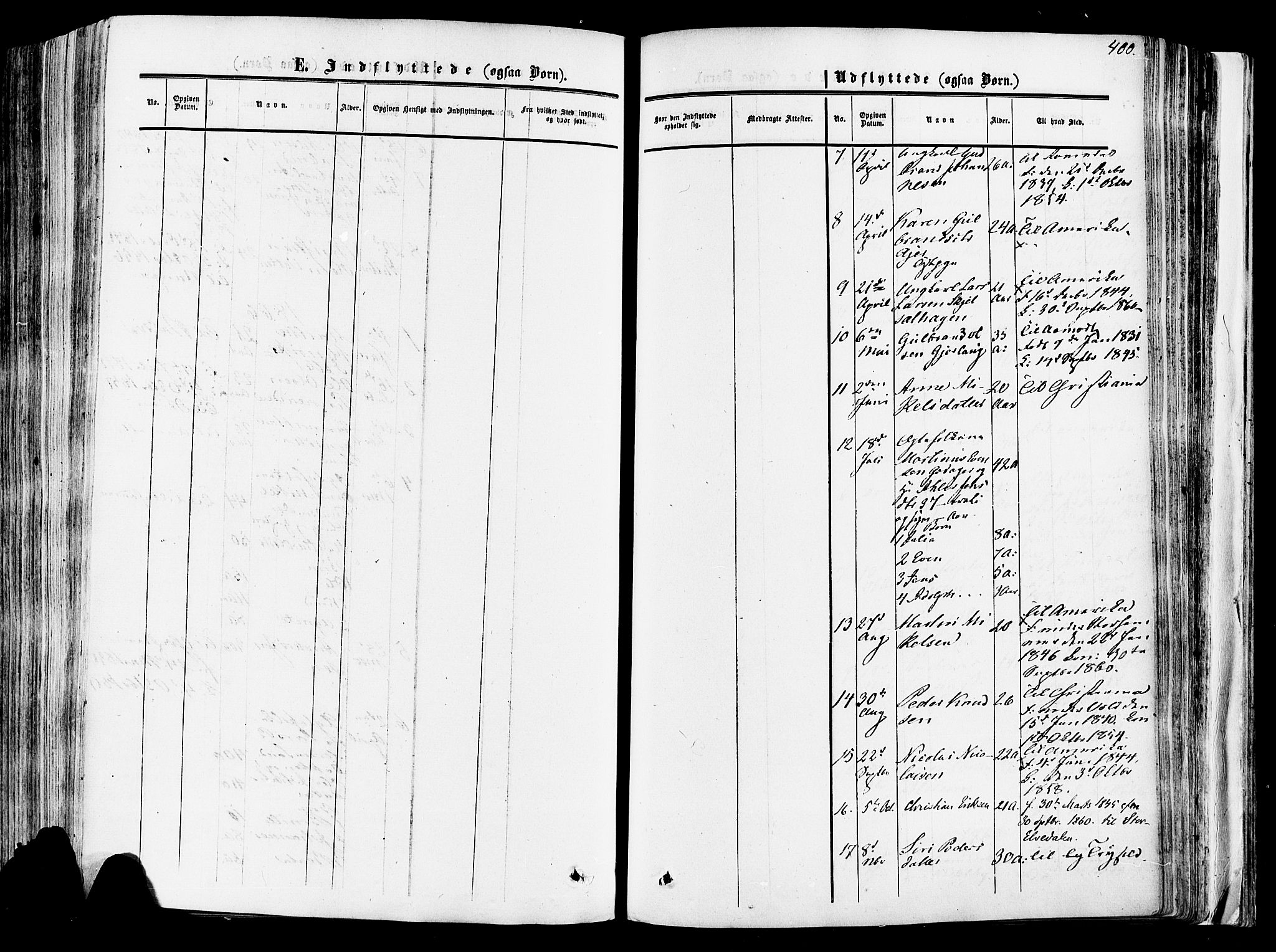 Vang prestekontor, Hedmark, SAH/PREST-008/H/Ha/Haa/L0013: Parish register (official) no. 13, 1855-1879, p. 400