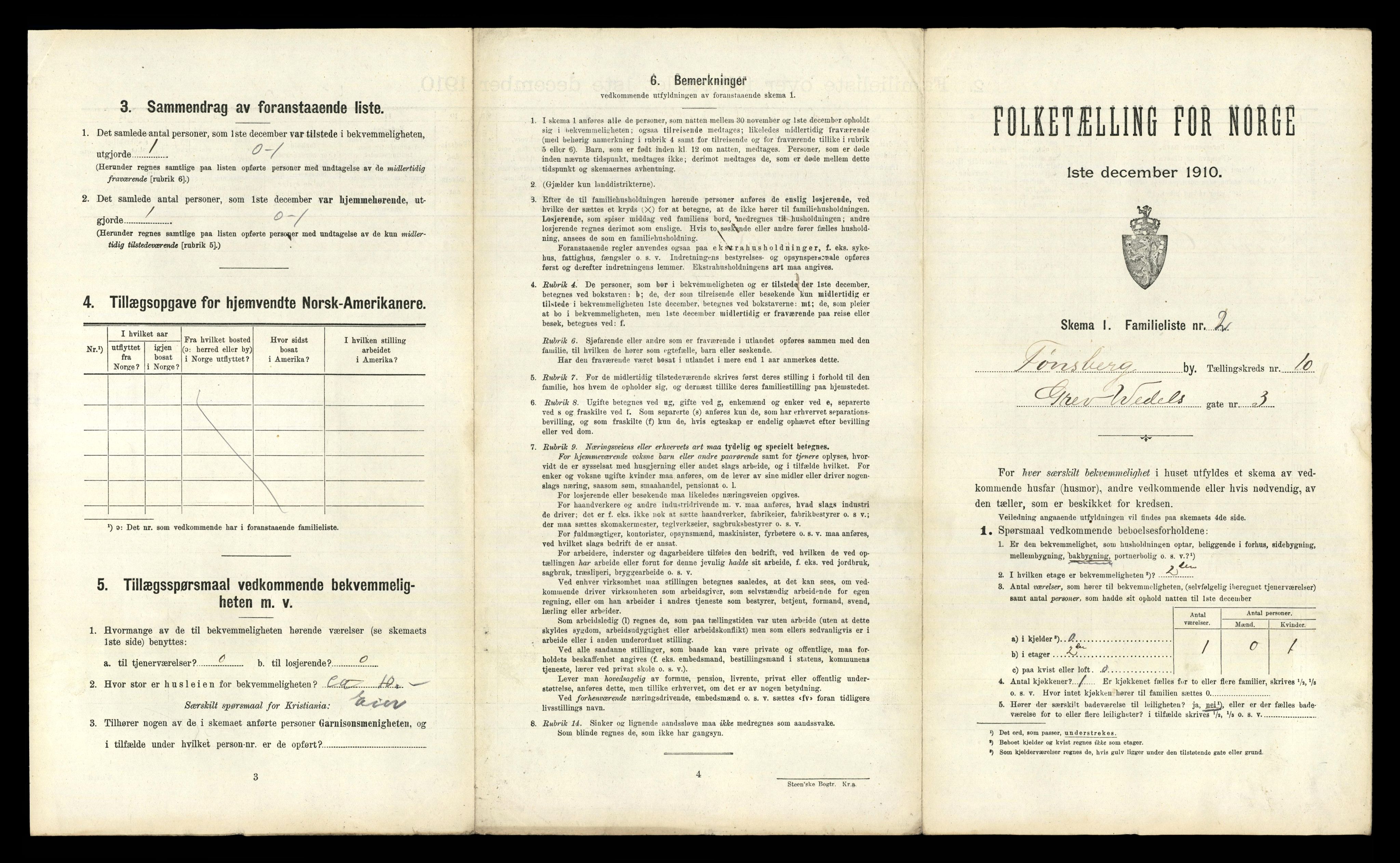 RA, 1910 census for Tønsberg, 1910, p. 4333