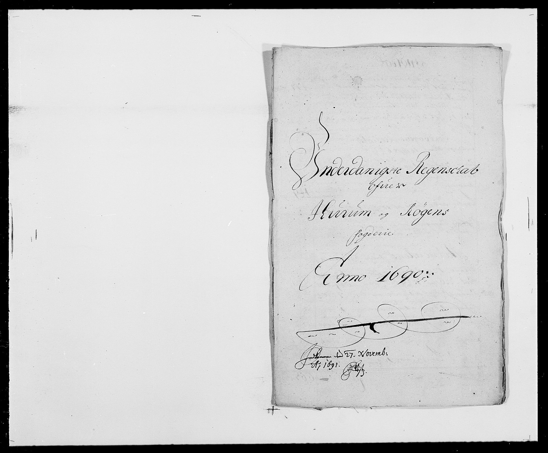 Rentekammeret inntil 1814, Reviderte regnskaper, Fogderegnskap, AV/RA-EA-4092/R29/L1693: Fogderegnskap Hurum og Røyken, 1688-1693, p. 141