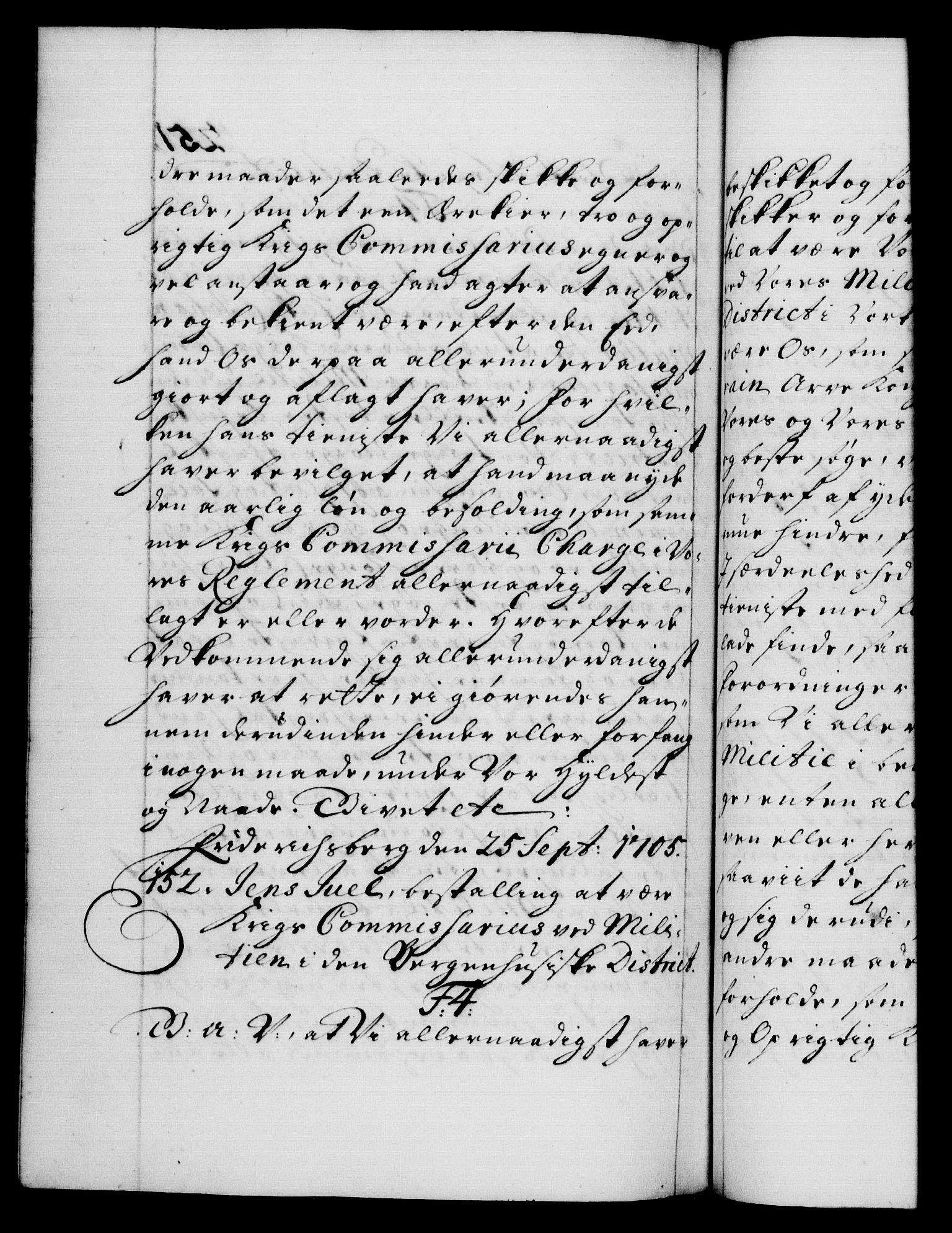 Danske Kanselli 1572-1799, AV/RA-EA-3023/F/Fc/Fca/Fcaa/L0019: Norske registre, 1704-1707, p. 251b