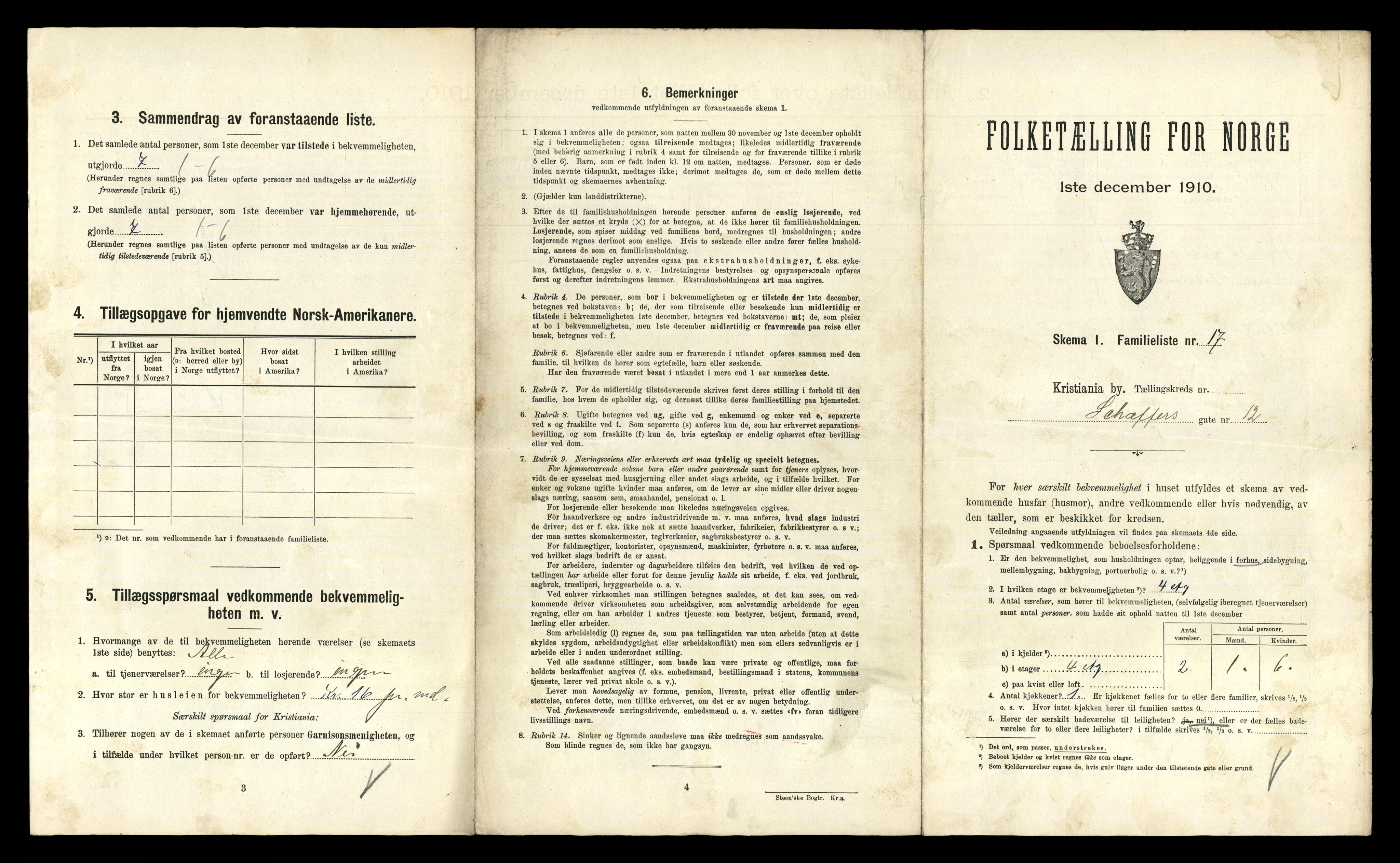 RA, 1910 census for Kristiania, 1910, p. 89125