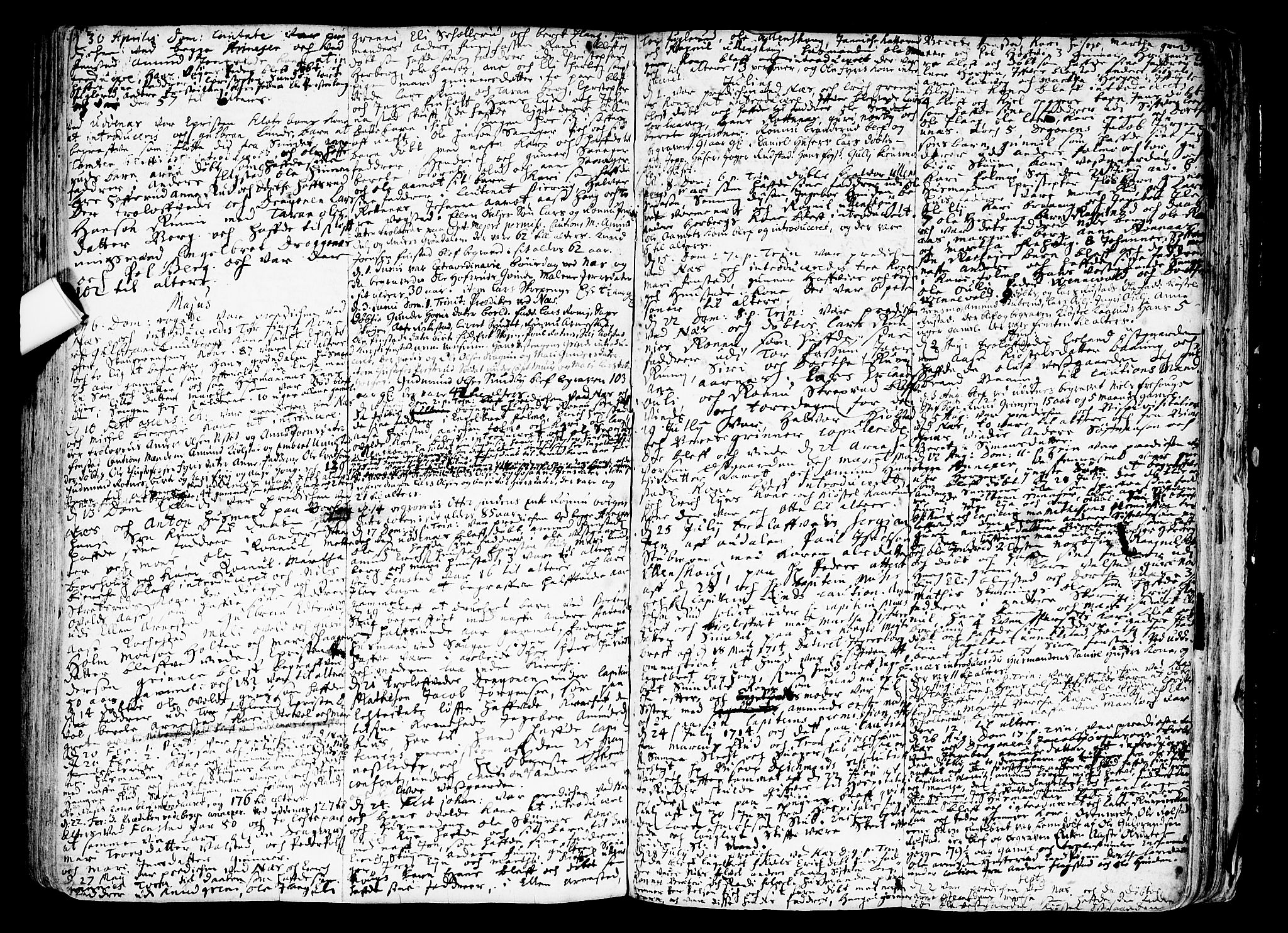 Nes prestekontor Kirkebøker, AV/SAO-A-10410/F/Fa/L0001: Parish register (official) no. I 1, 1689-1716, p. 342-343