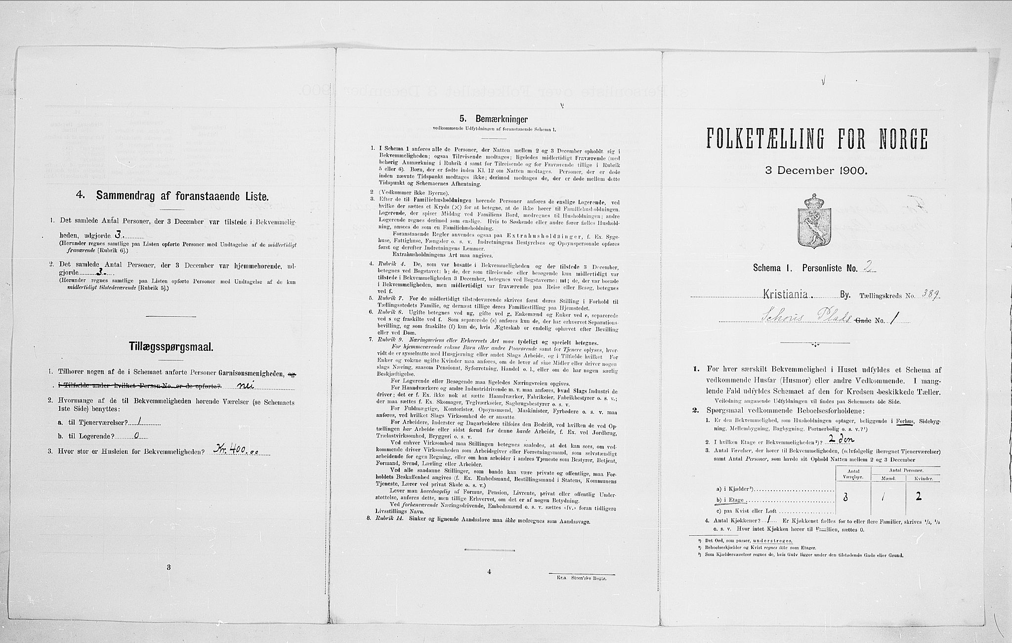 SAO, 1900 census for Kristiania, 1900, p. 80362