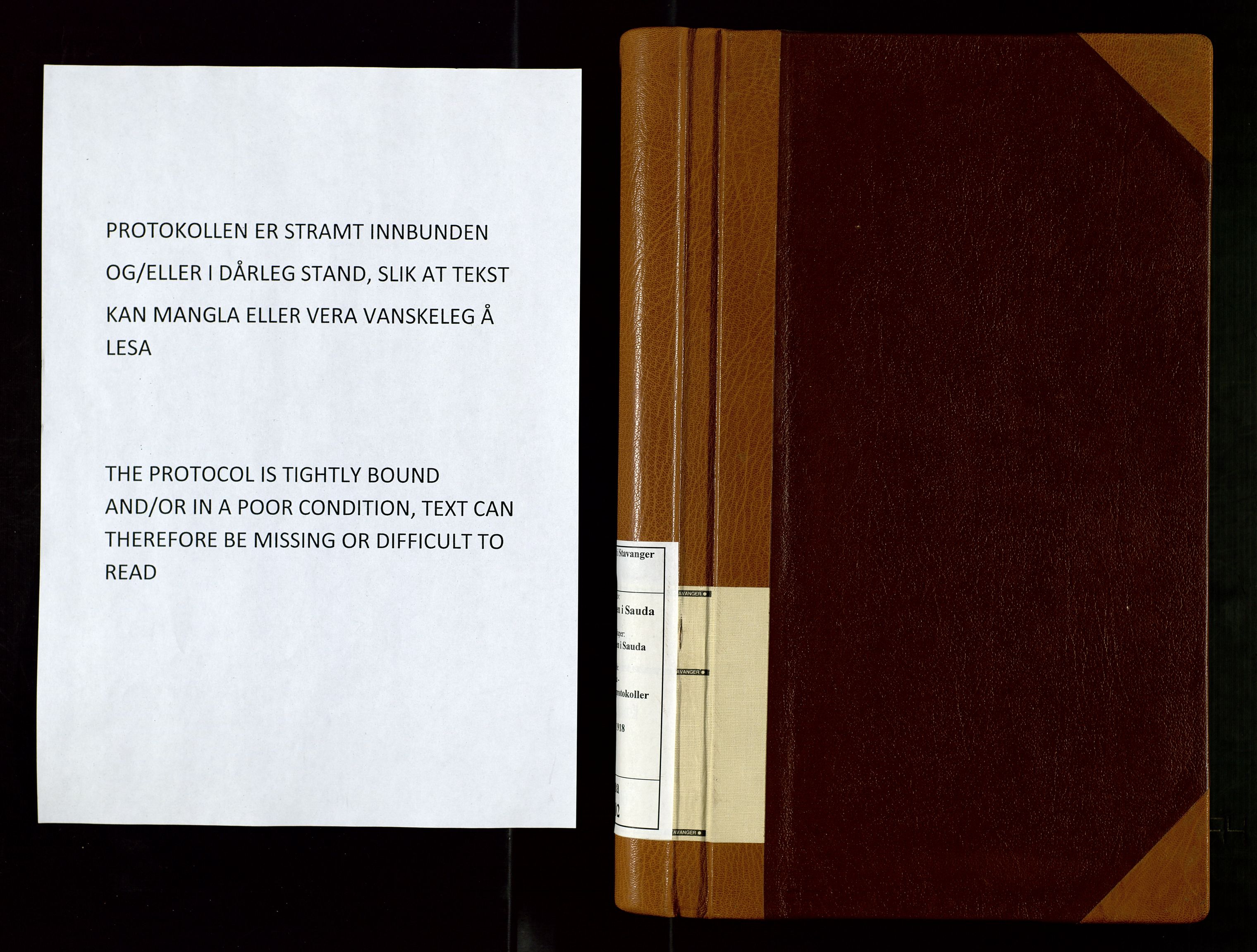 Sauda lensmannskontor, AV/SAST-A-100177/Goa/L0002: "Brandtaxtforretninger i Saude Lensmandsdistrikt", 1887-1918