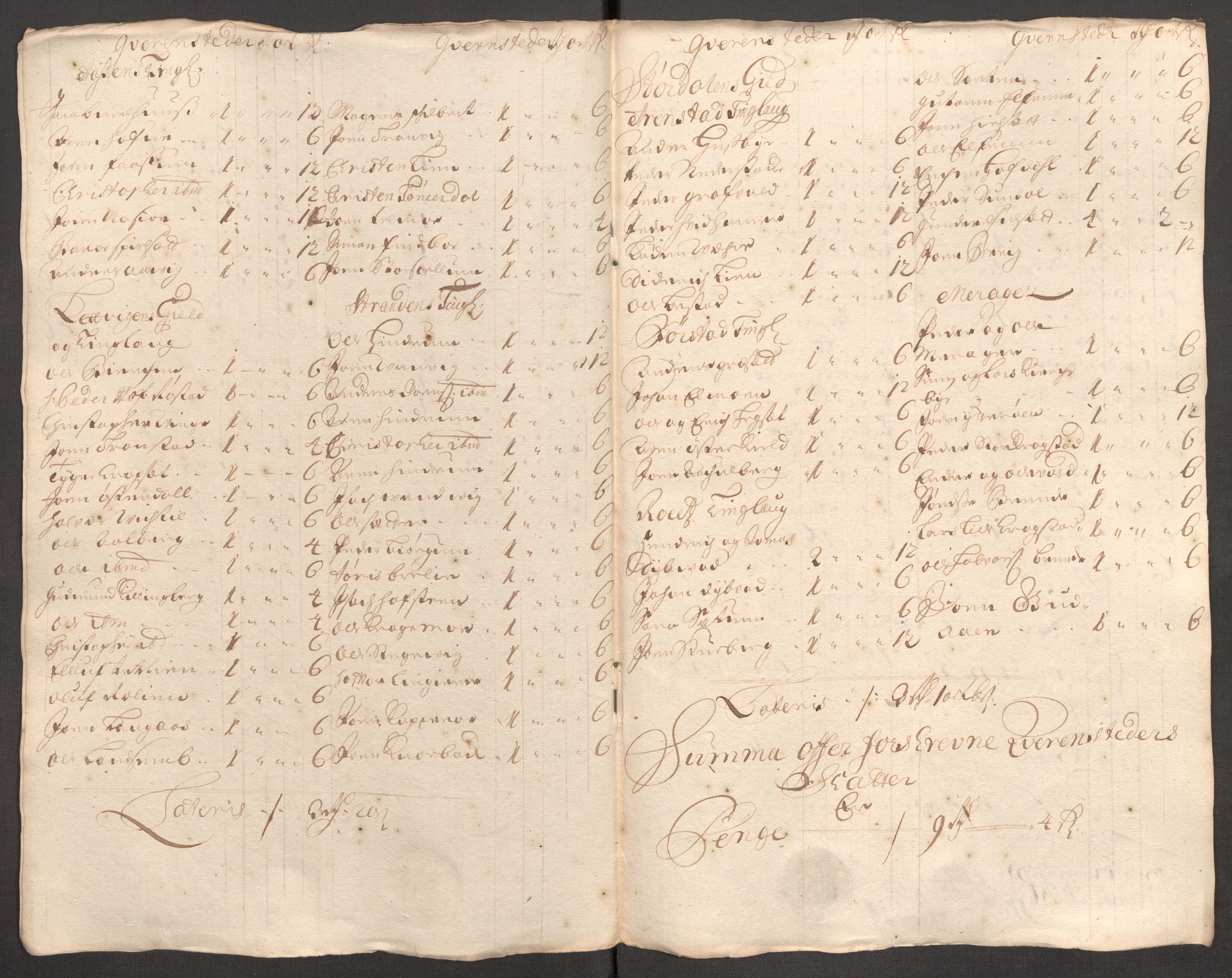 Rentekammeret inntil 1814, Reviderte regnskaper, Fogderegnskap, AV/RA-EA-4092/R62/L4191: Fogderegnskap Stjørdal og Verdal, 1699, p. 167