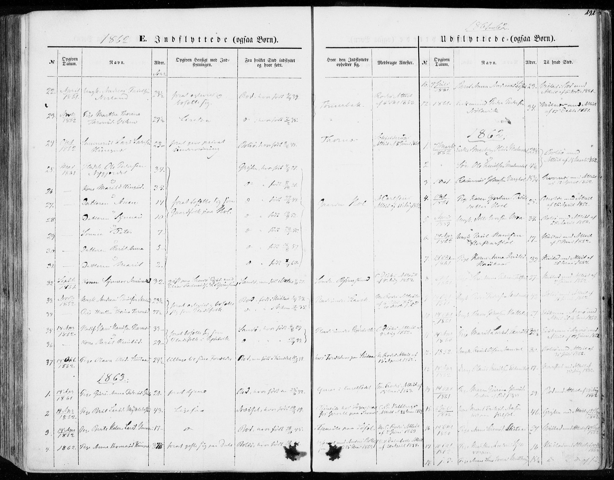 Ministerialprotokoller, klokkerbøker og fødselsregistre - Møre og Romsdal, SAT/A-1454/565/L0748: Parish register (official) no. 565A02, 1845-1872, p. 292