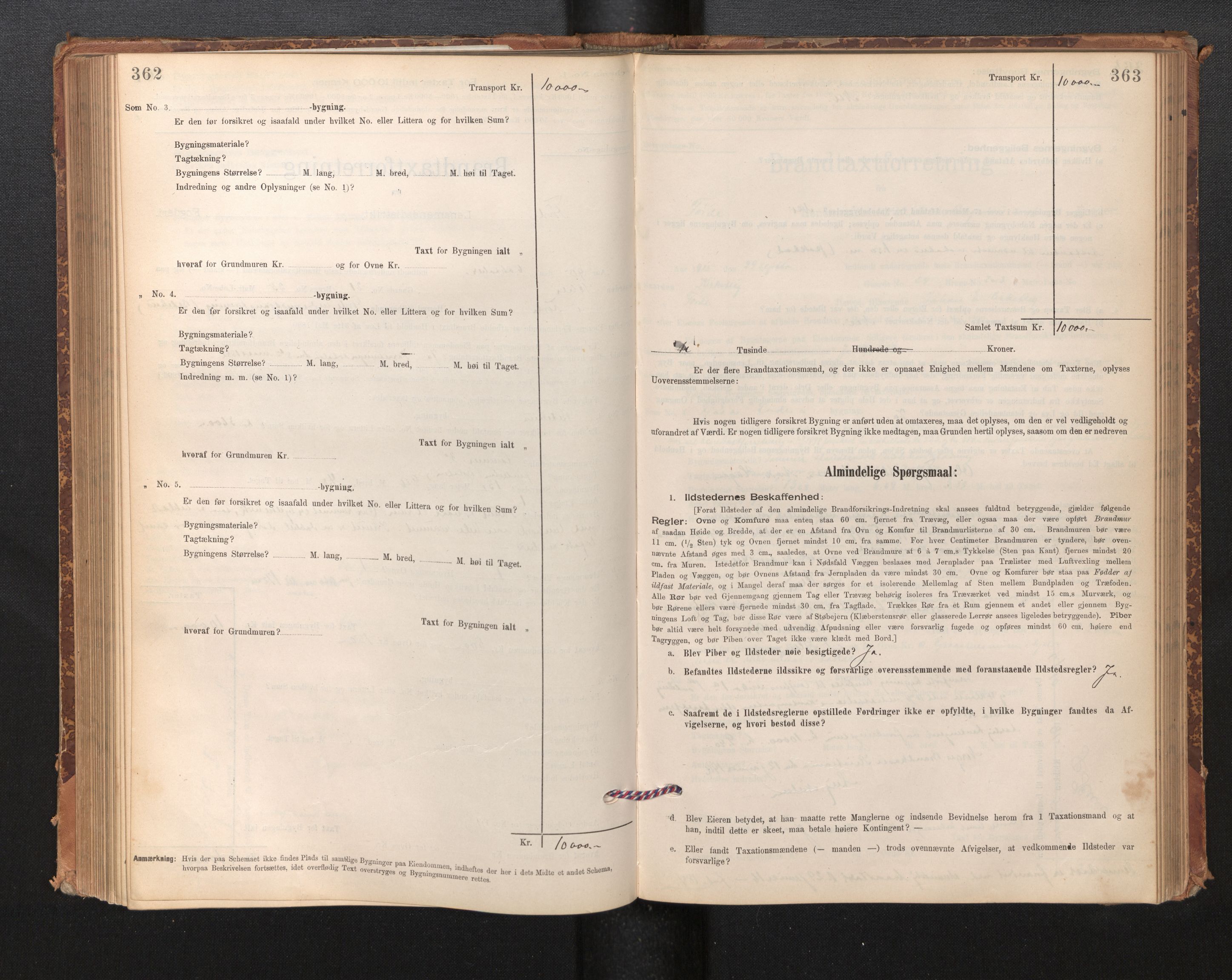 Lensmannen i Førde, AV/SAB-A-27401/0012/L0008: Branntakstprotokoll, skjematakst, 1895-1922, p. 362-363