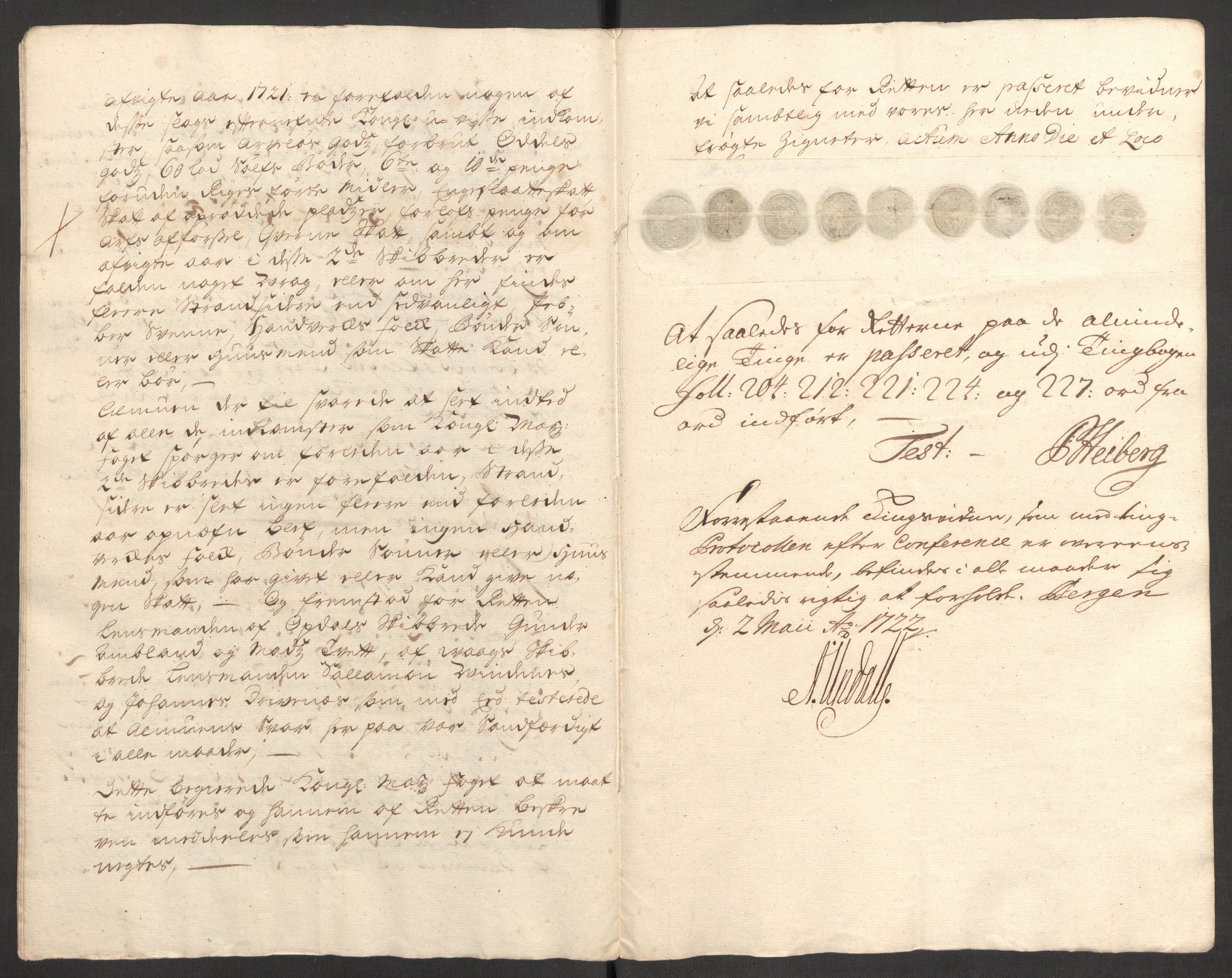 Rentekammeret inntil 1814, Reviderte regnskaper, Fogderegnskap, AV/RA-EA-4092/R48/L3000: Fogderegnskap Sunnhordland og Hardanger, 1721, p. 165