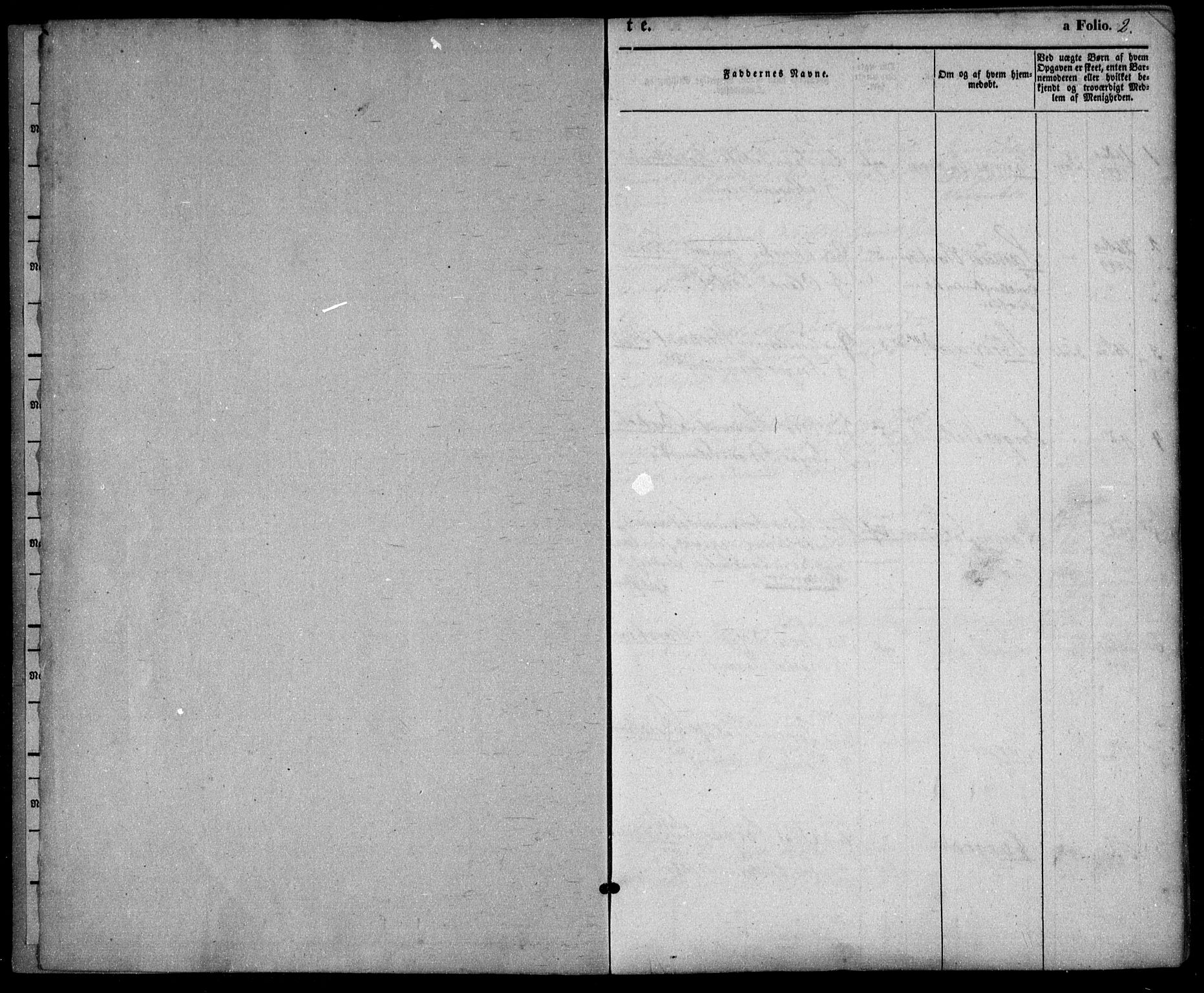 Birkenes sokneprestkontor, AV/SAK-1111-0004/F/Fa/L0003: Parish register (official) no. A 3, 1850-1866, p. 2